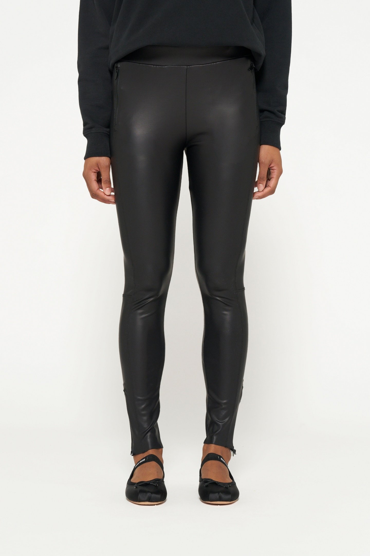 THE ZIPPER LEGGINGS BLACK 3