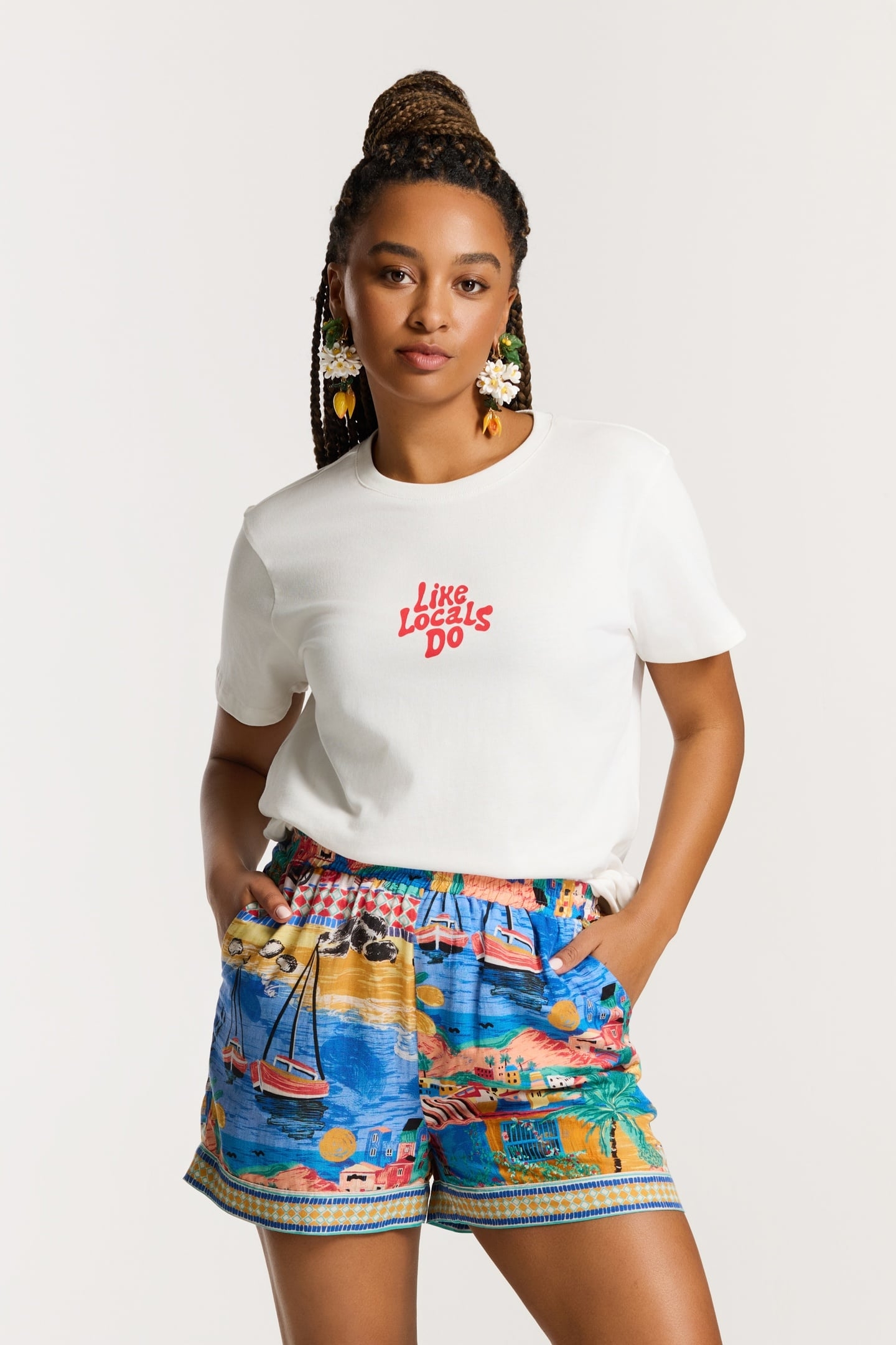 NOA LIKE LOCALS DO T-SHIRT WHITE 1