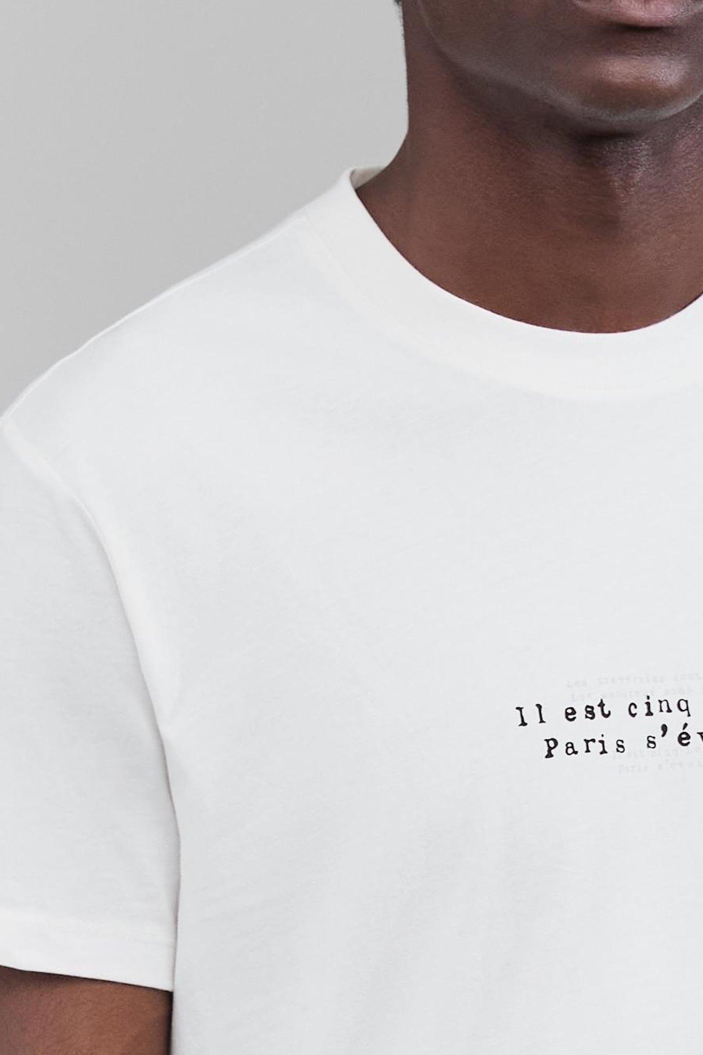 WHITE ORGANIC COTTON T-SHIRT 6