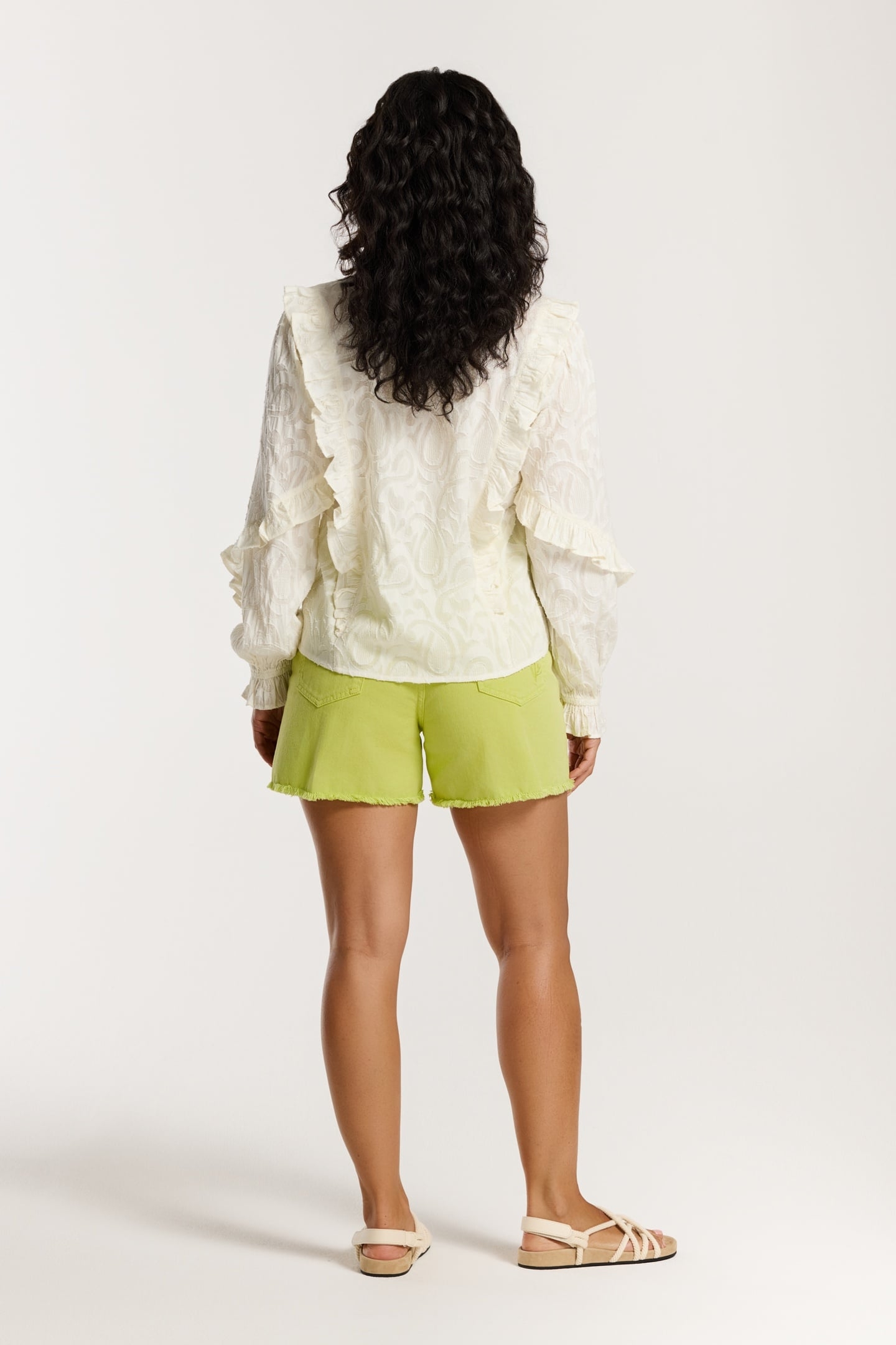 ELIZA BLOUSE ORNAMENTAL JACQUARD WHITE ORNAMENTAL JACQUARD 7