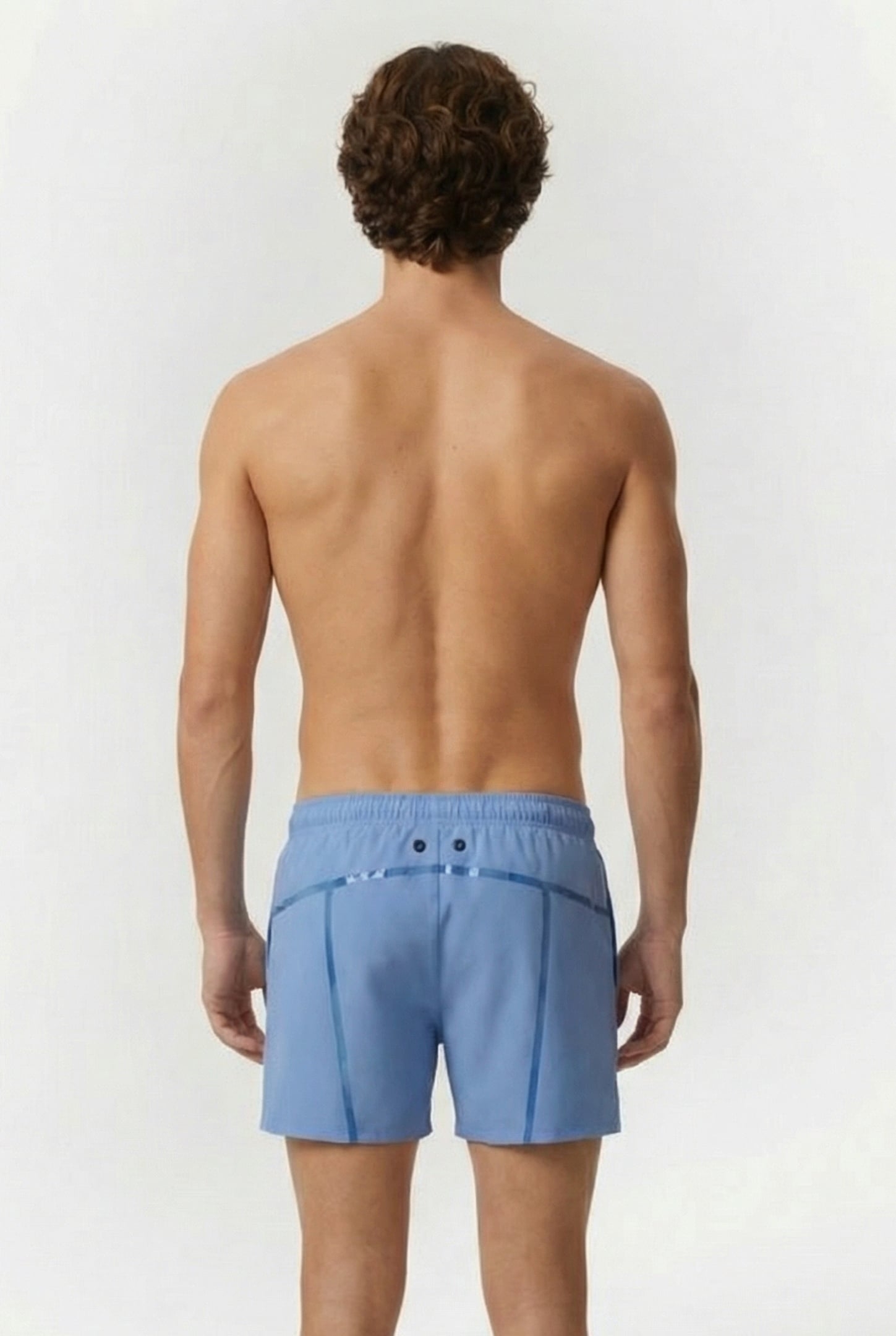 MEN'S ARENA EVO PRO_FILE BEACH SHORT GREY BLUE 2