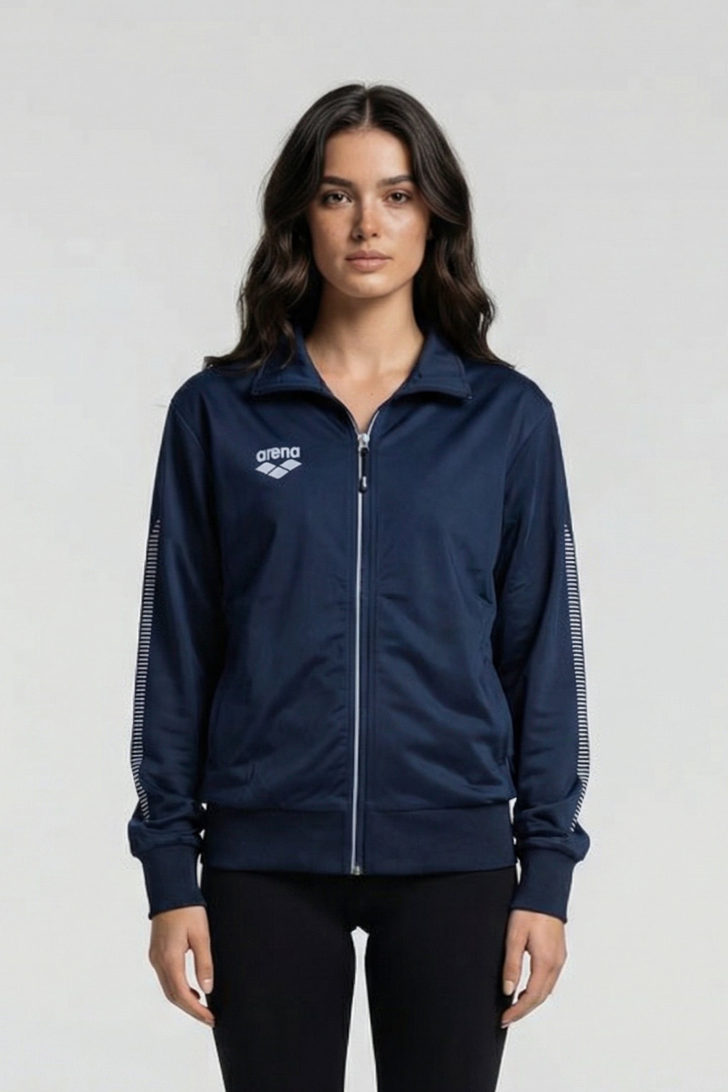 UNISEX TL KNITTED POLY JACKET NAVY 1