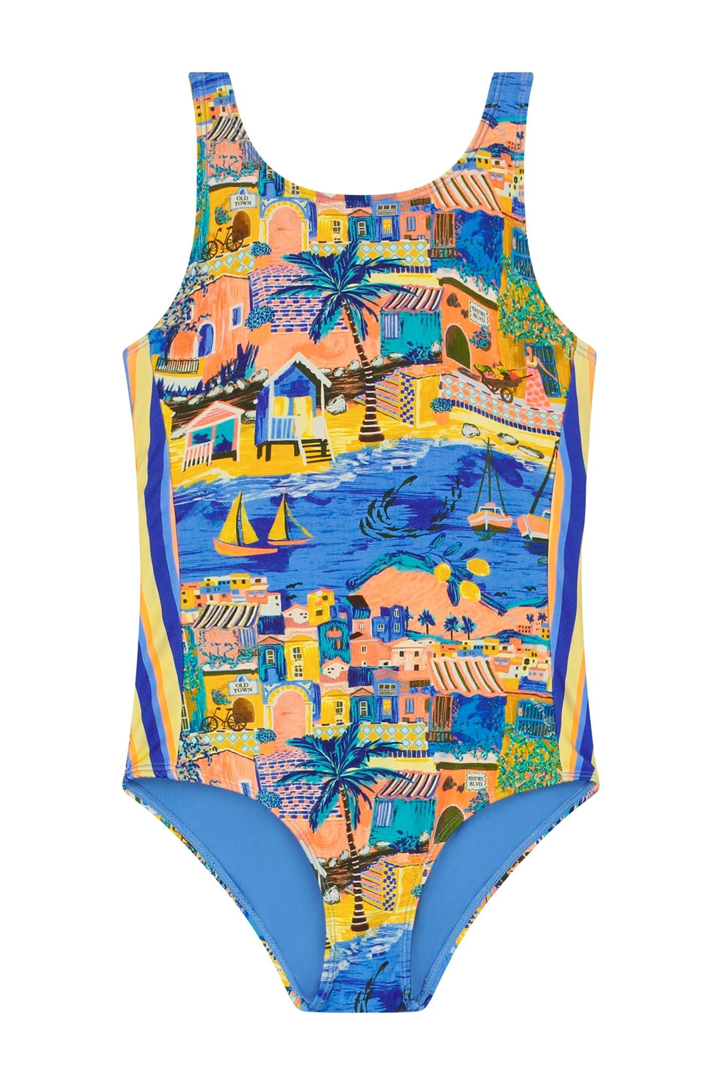GIRLS RUBIN SWIMSUIT SHIWI ISLAND MULTI BRIGHT SHIWI ISLAND 1