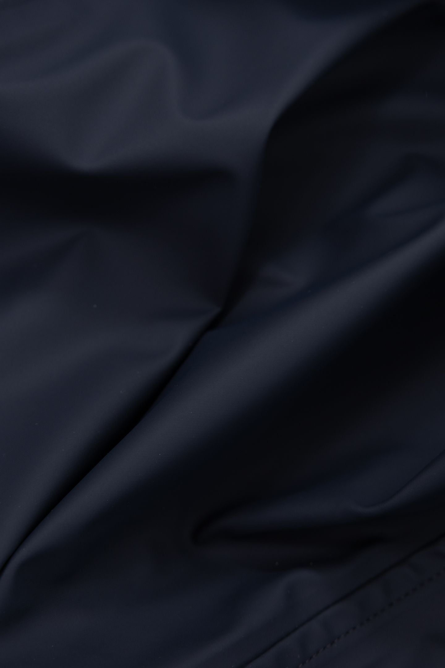 NAVY RUBBER NYLON HOODED PARKA 7