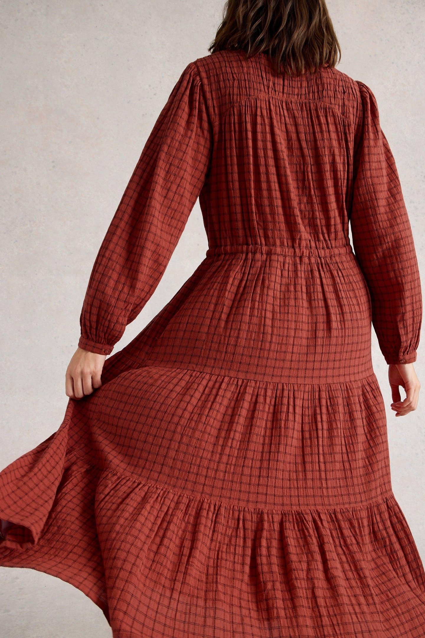 TASHA MIDI DRESS MID RED 2