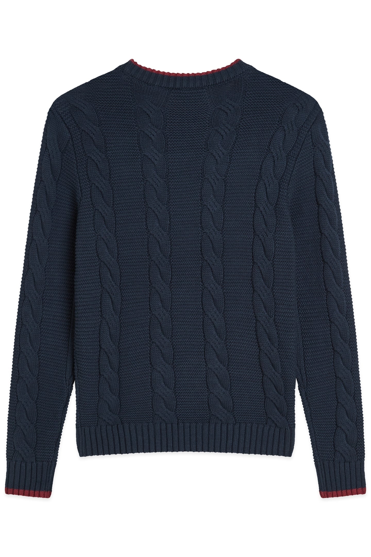 BOYS CREWNECK SWEATER BLACK/BLUE 2