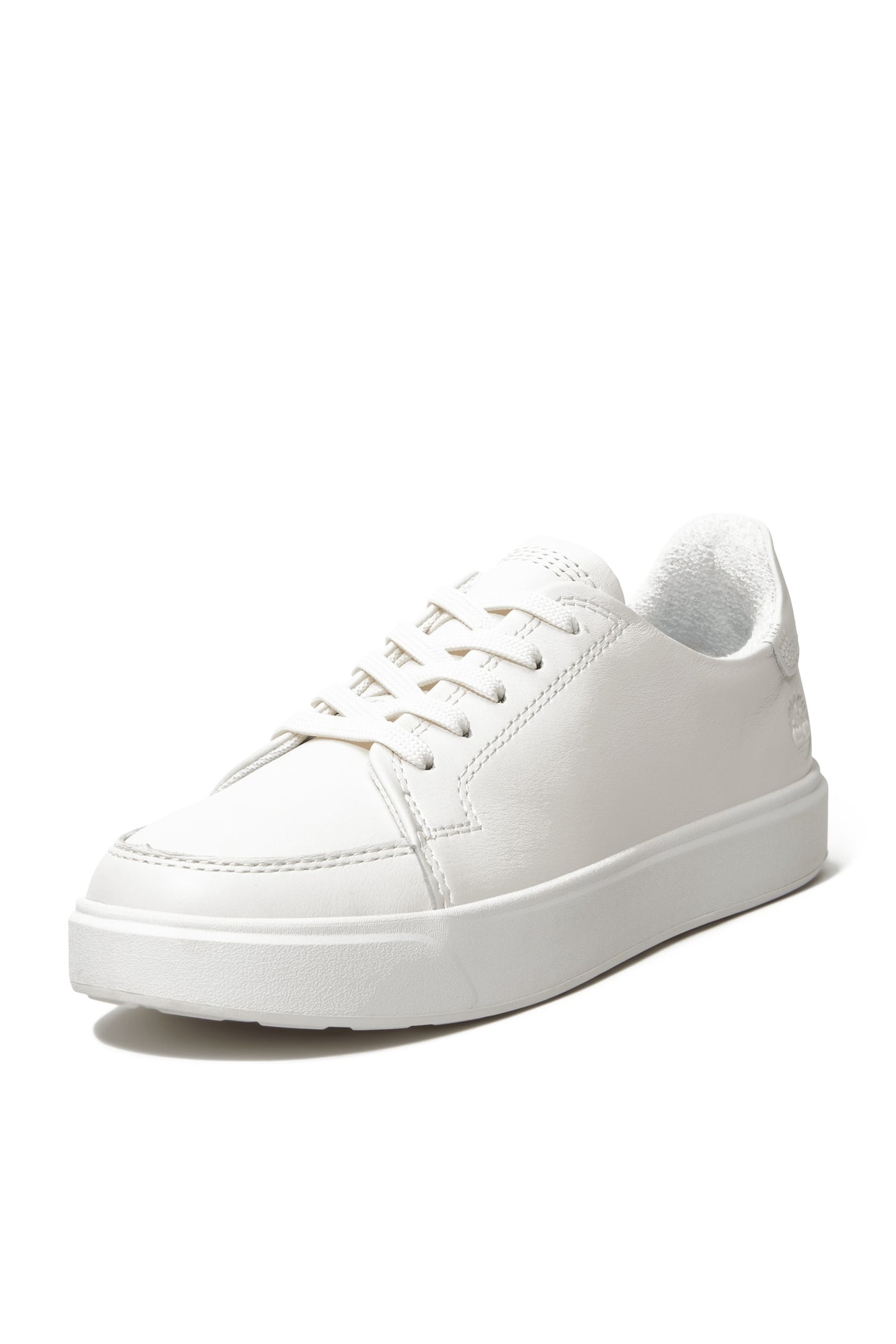 EMERSON STREET LOW LACE UP SNEAKER WHITE FULL GRAIN 7