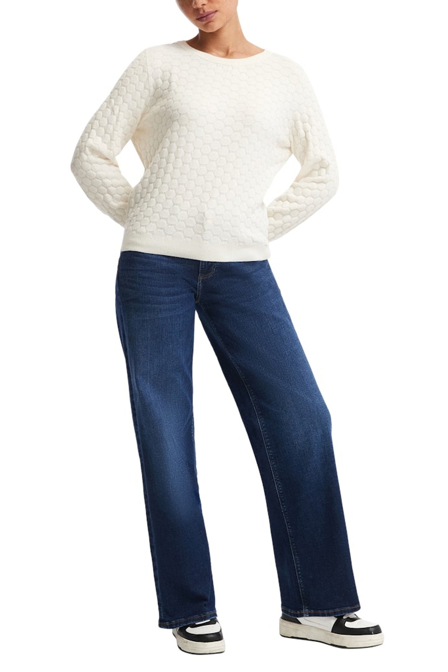 S.OLIVER-QS PULLOVER OFFWHITE 2