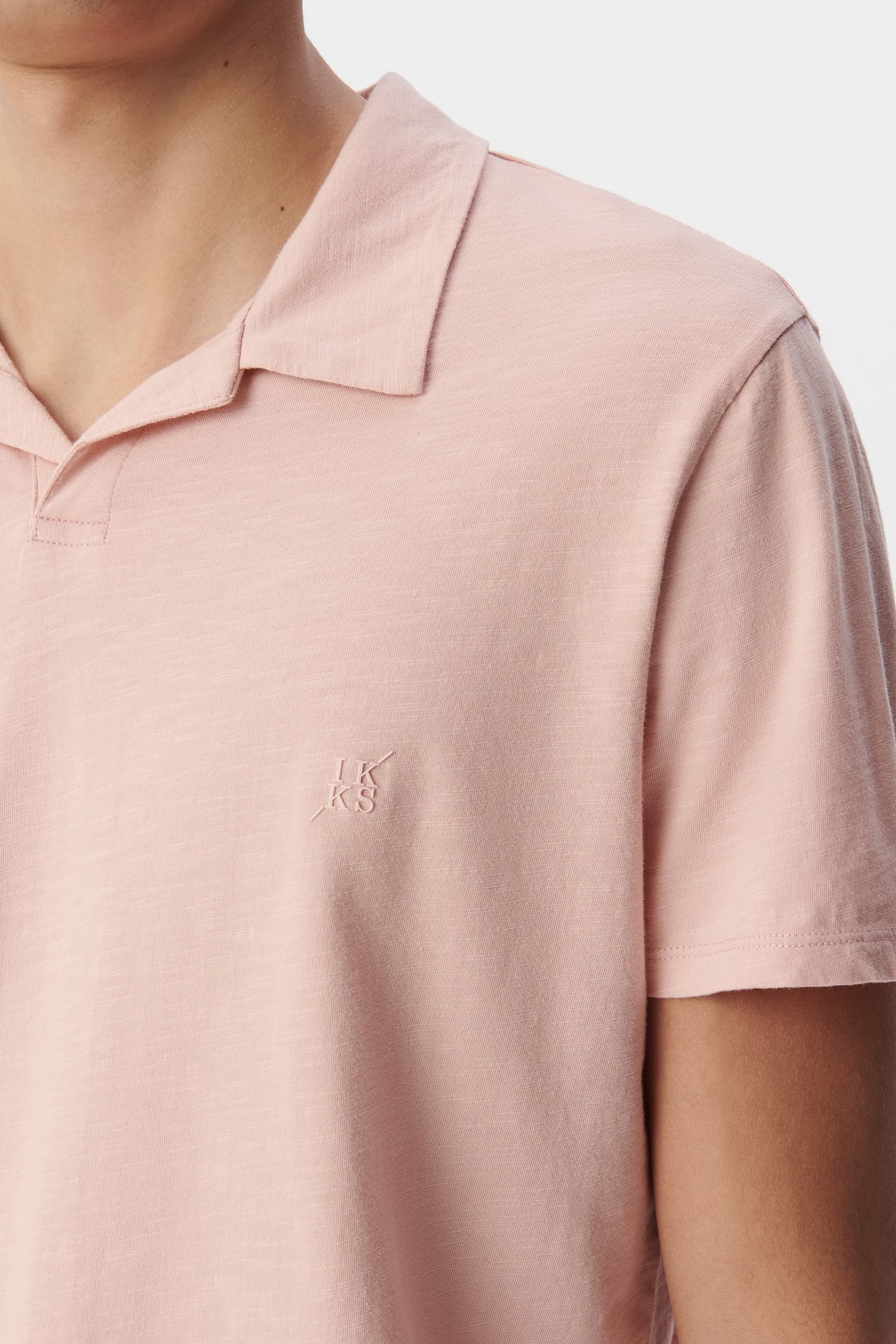 PINK ORGANIC COTTON POLO SHIRT 5
