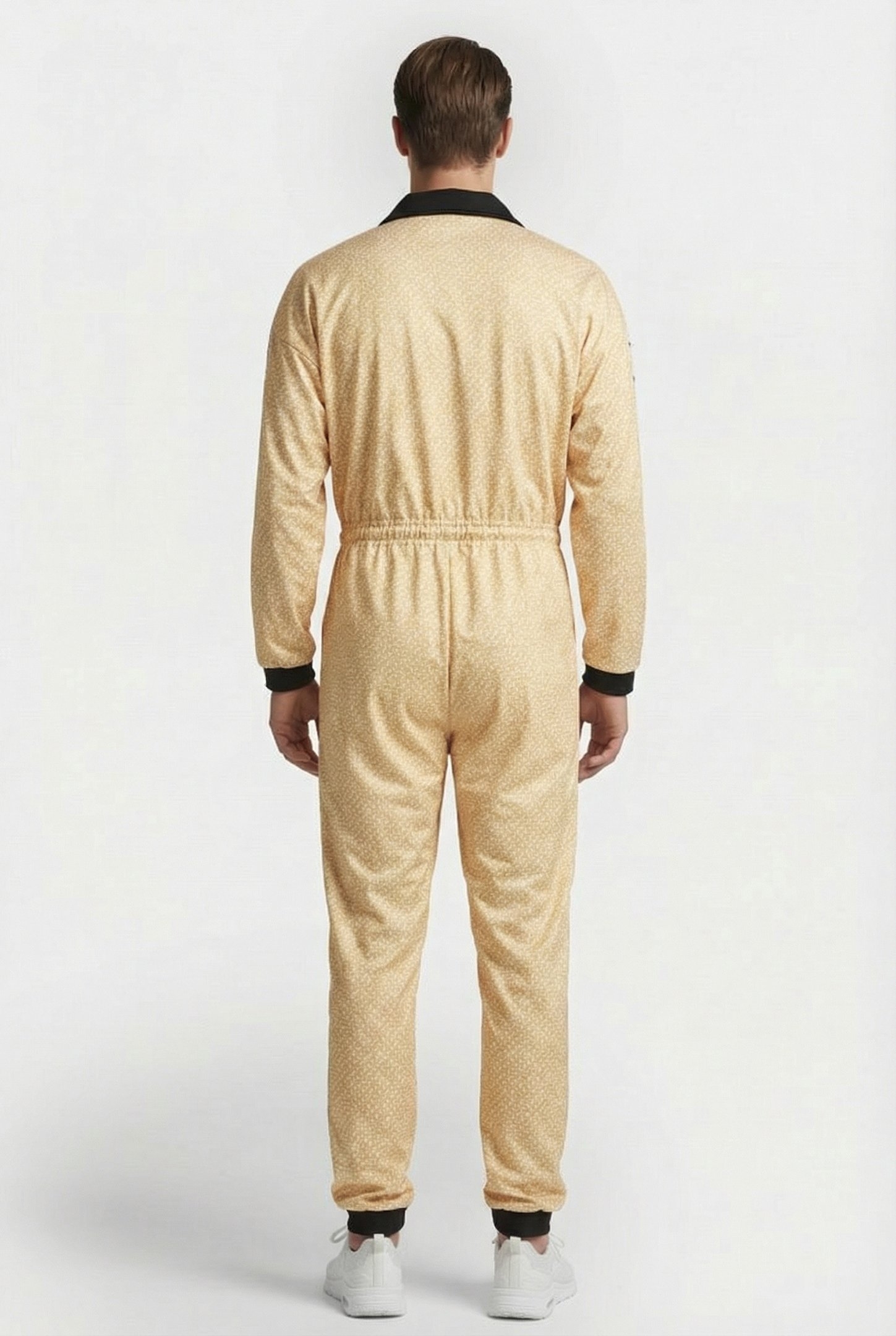 UNISEX CARGO JUMPSUIT TEAM DIAMONDS WHITE YELLOW BLAC 4