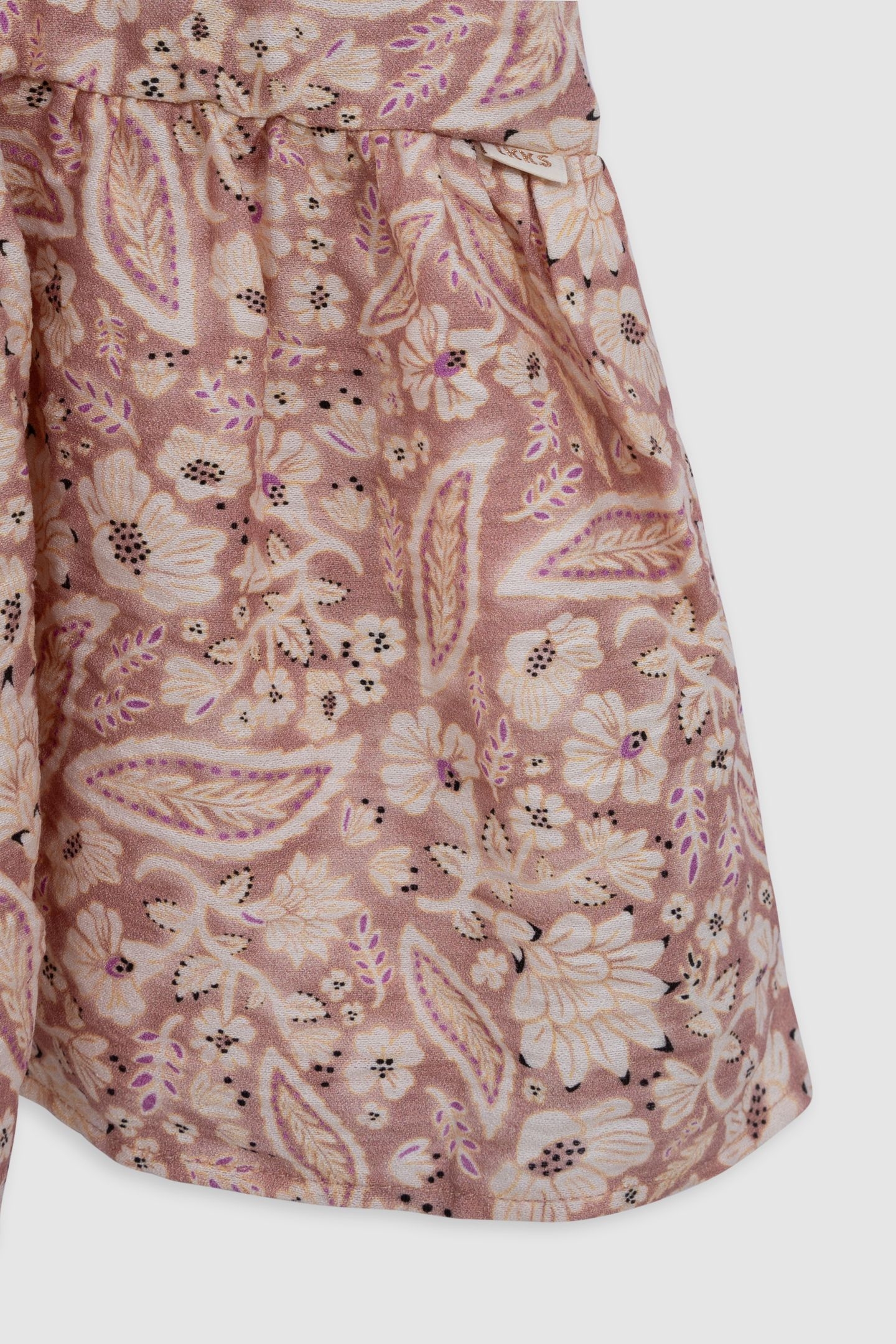 PINK FLORAL PAISLEY LONG DRESS 5