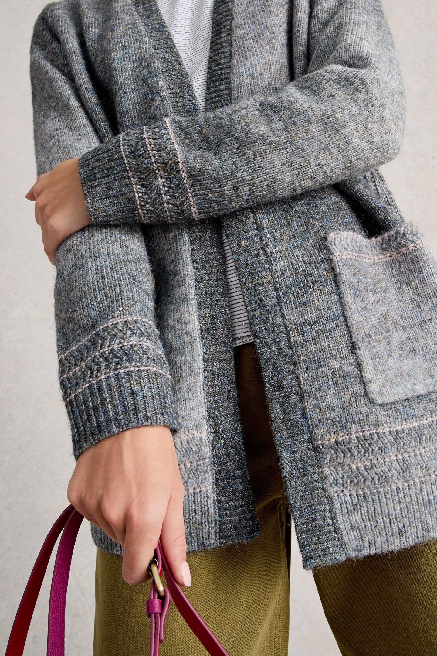 LILBET CARDI GREY MULTI 4