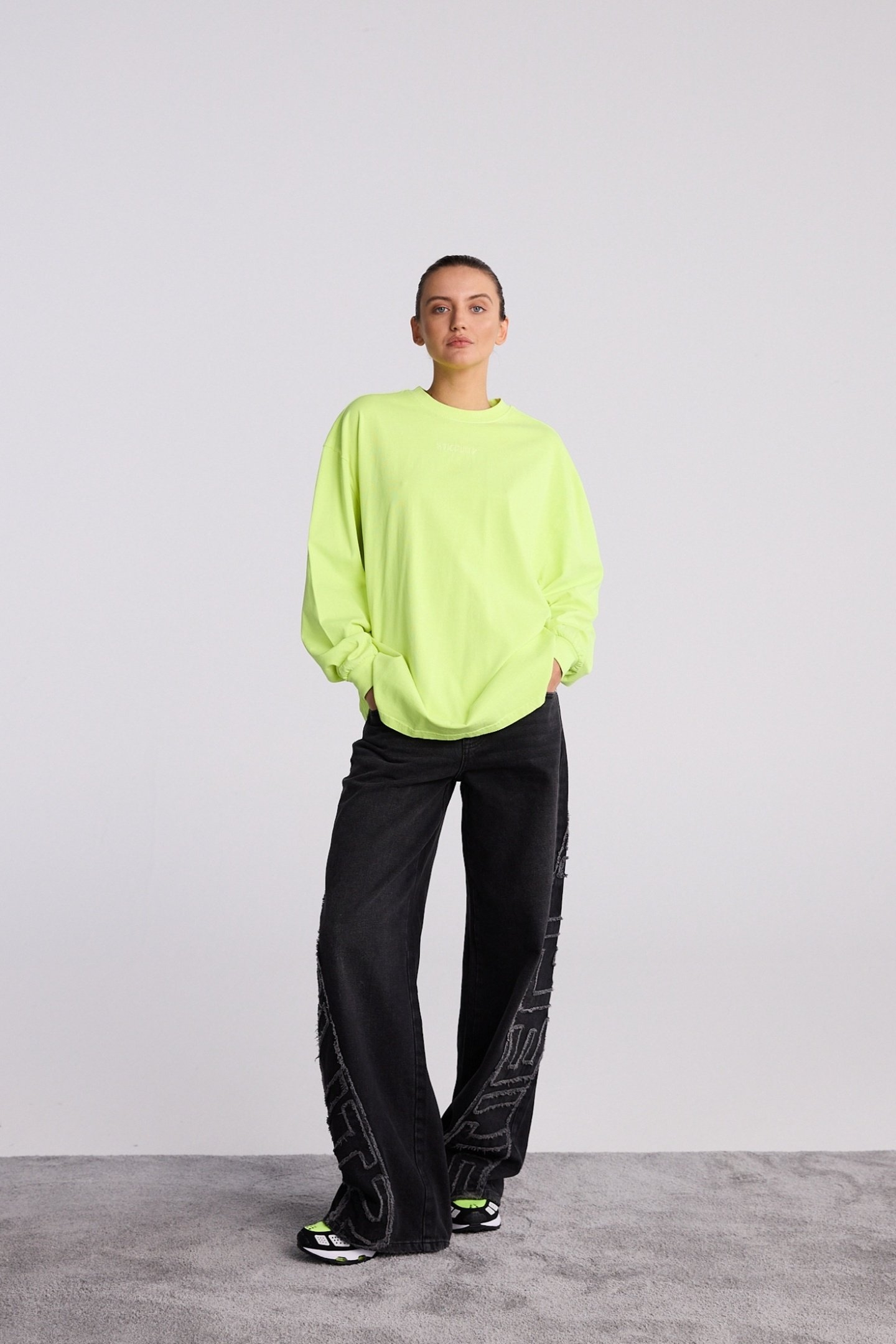 BASIC SKATE LONGSLEEVE YELLOW 2