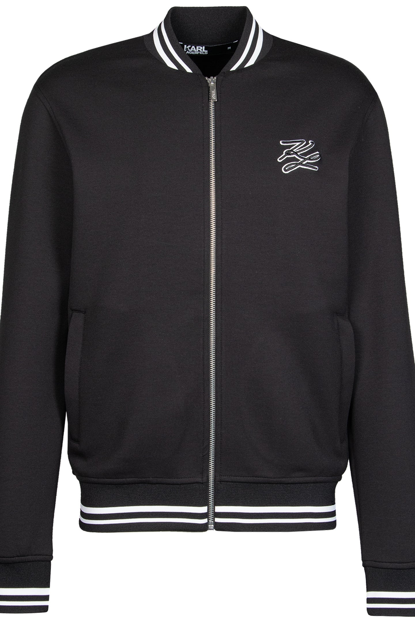 BLACK SWEAT ZIP JACKET 3