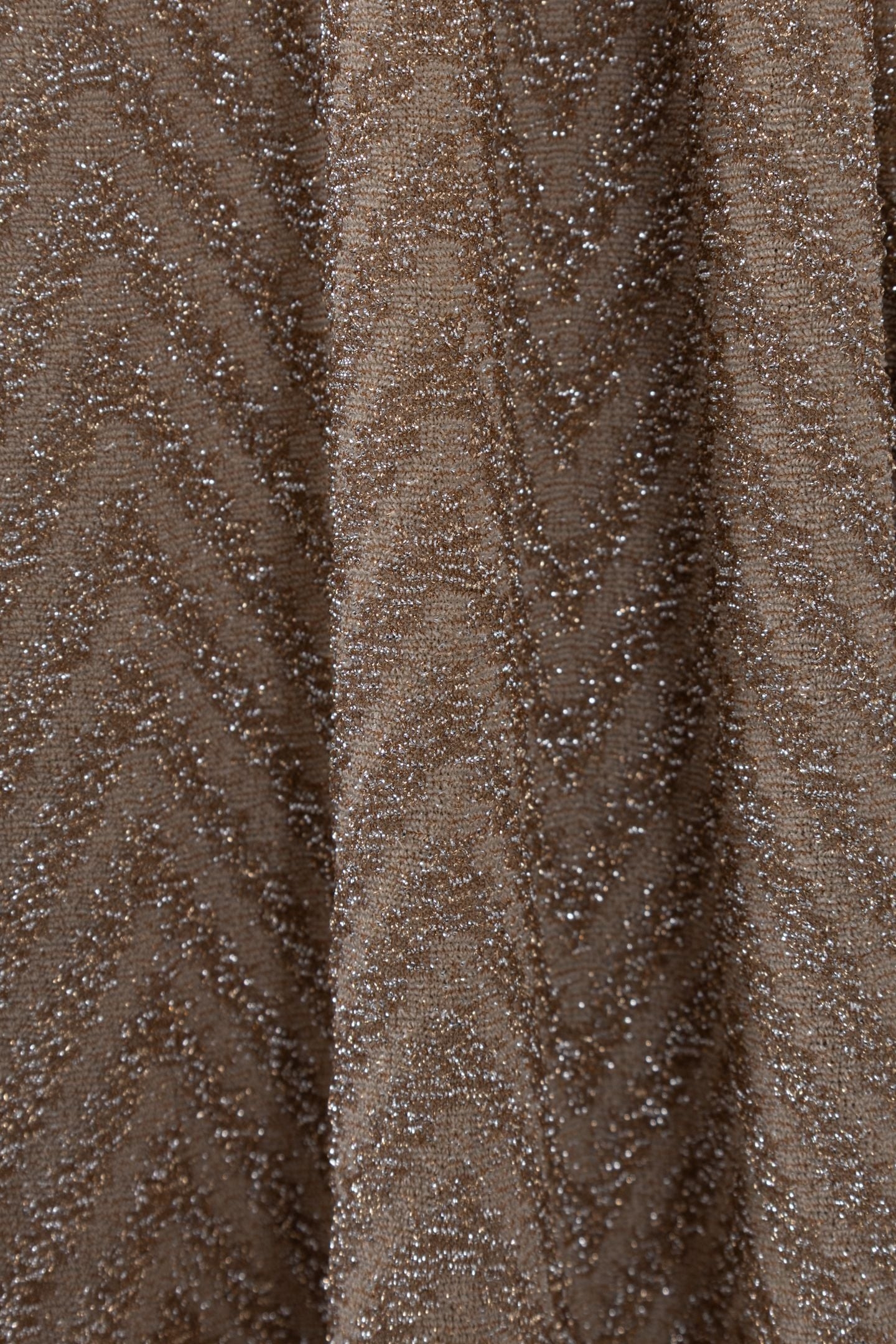 HERRINGBONE PATTERN GOLD JUMPSUIT 7