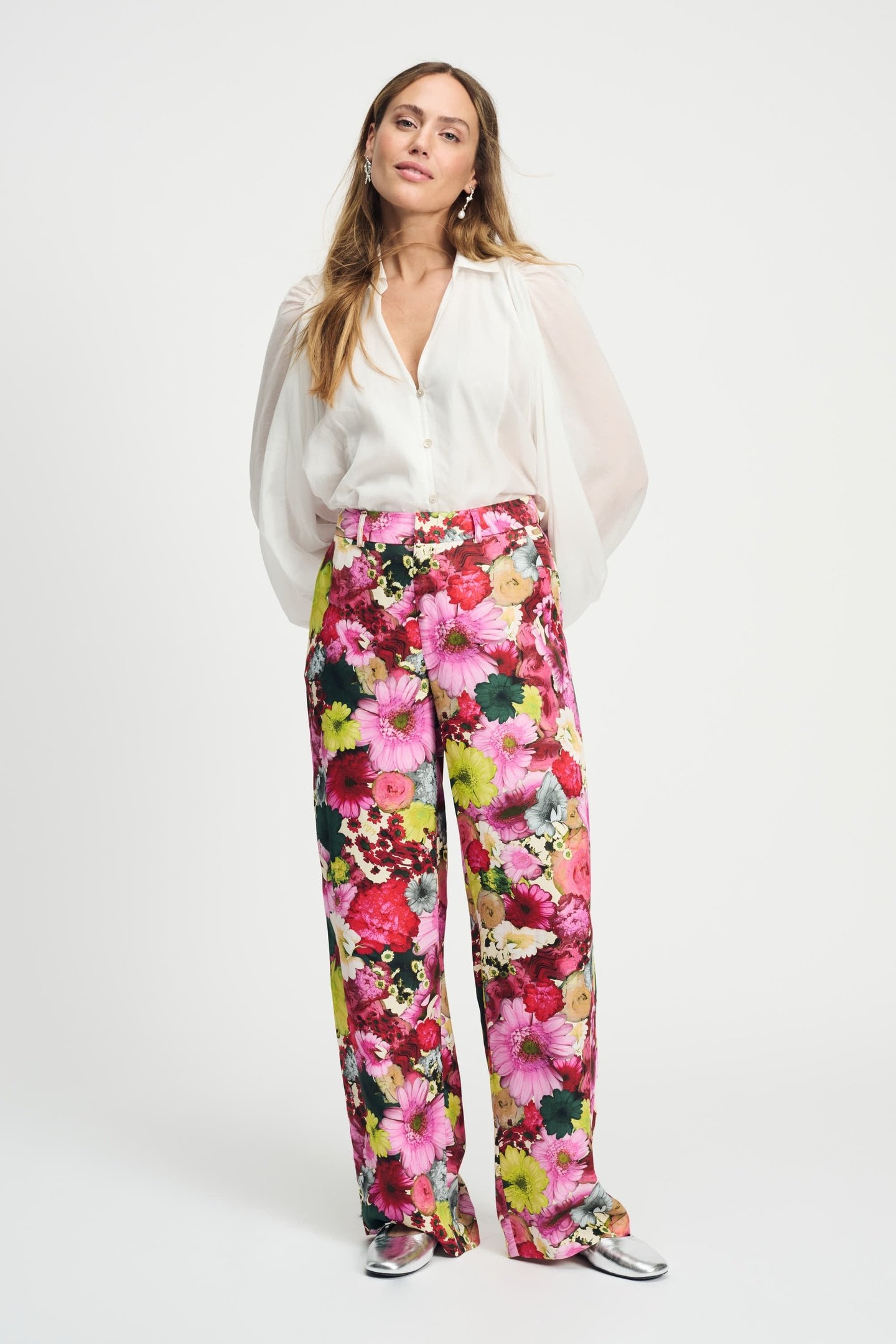 PANTS - SATIN LOVE BOUQUET MULTI COLOUR 2