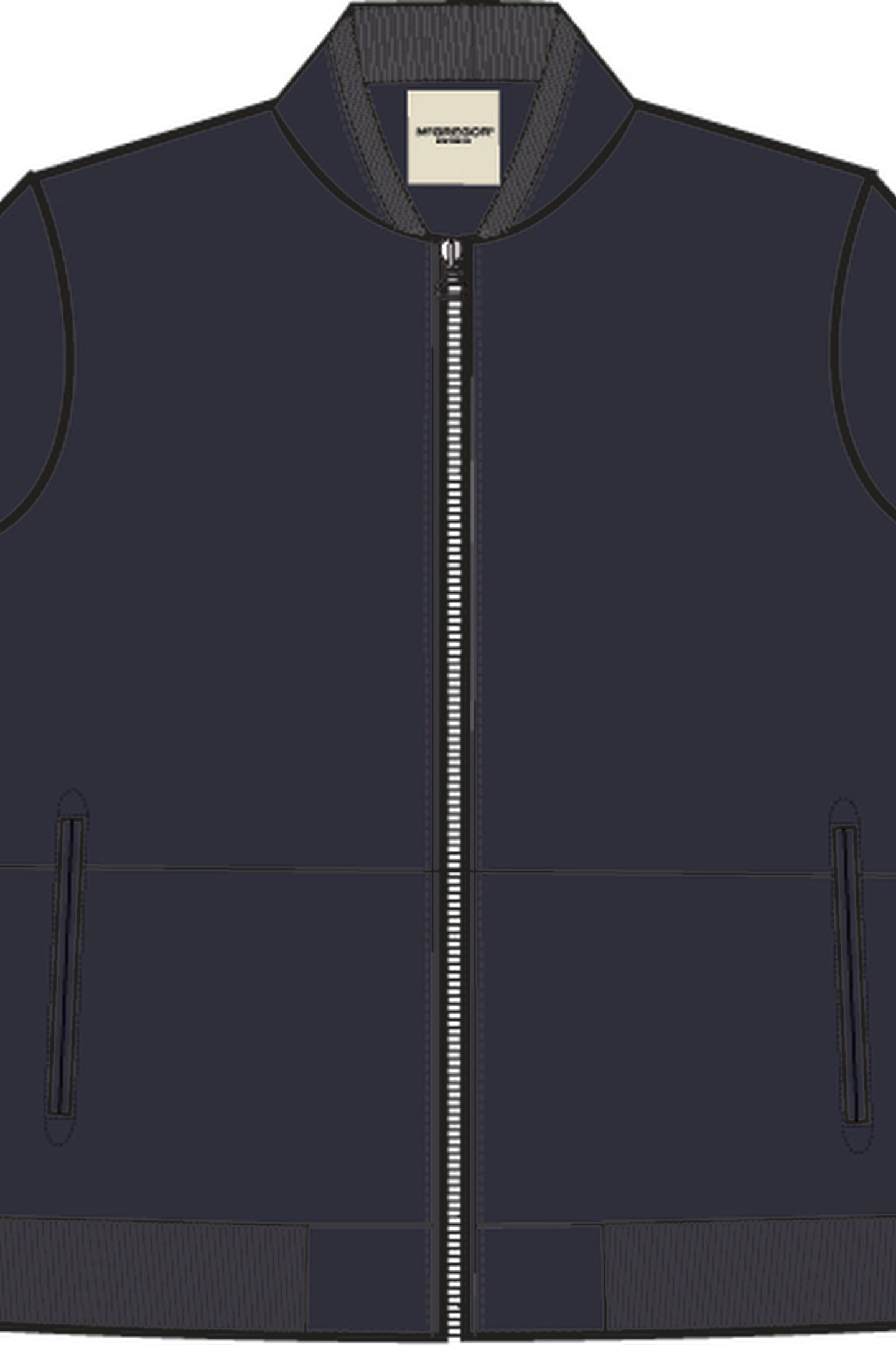 SUEDE BOMBER JACKET NAVY 3