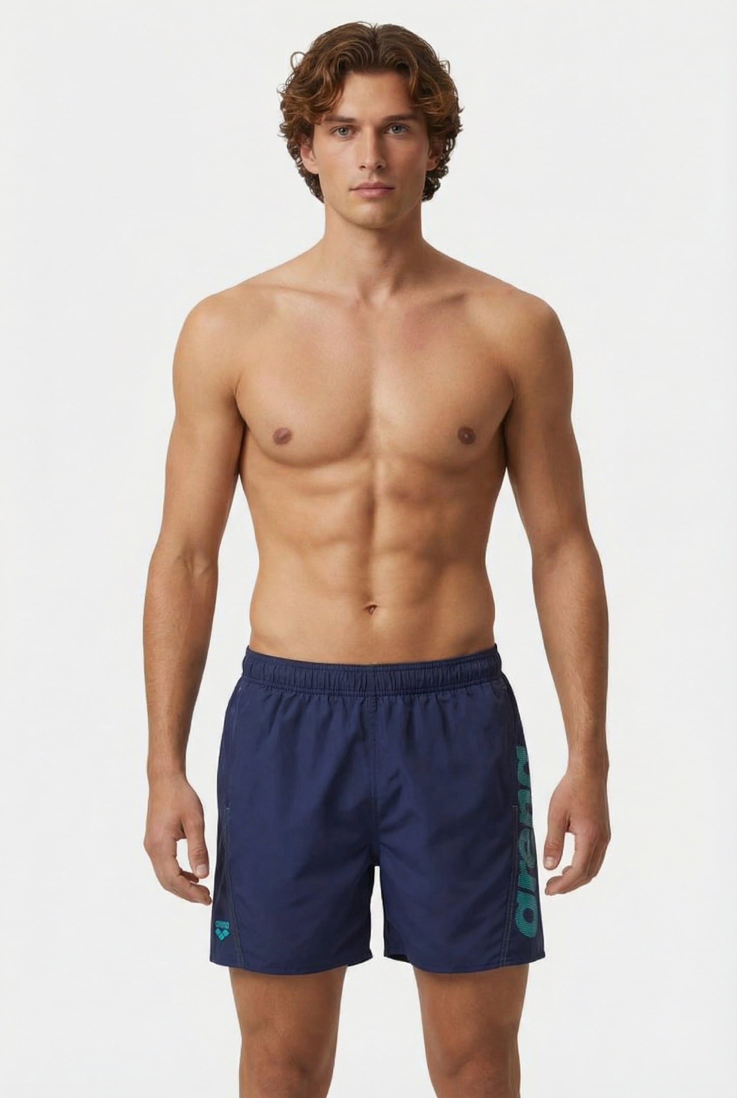 FUNDAMENTALS ARENA LOGO BOXER R NAVY-TURQUOISE 1