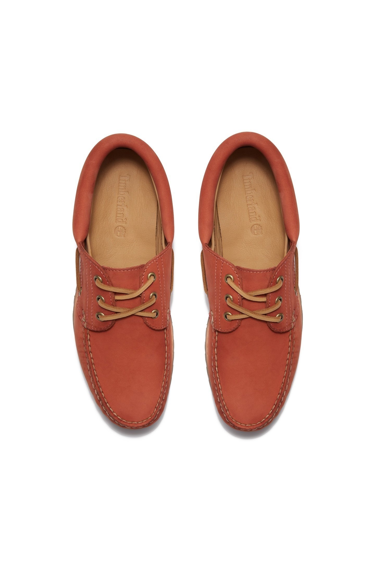 AUTHENTIC BOAT SHOE MEDIUM RED NUBUCK 6