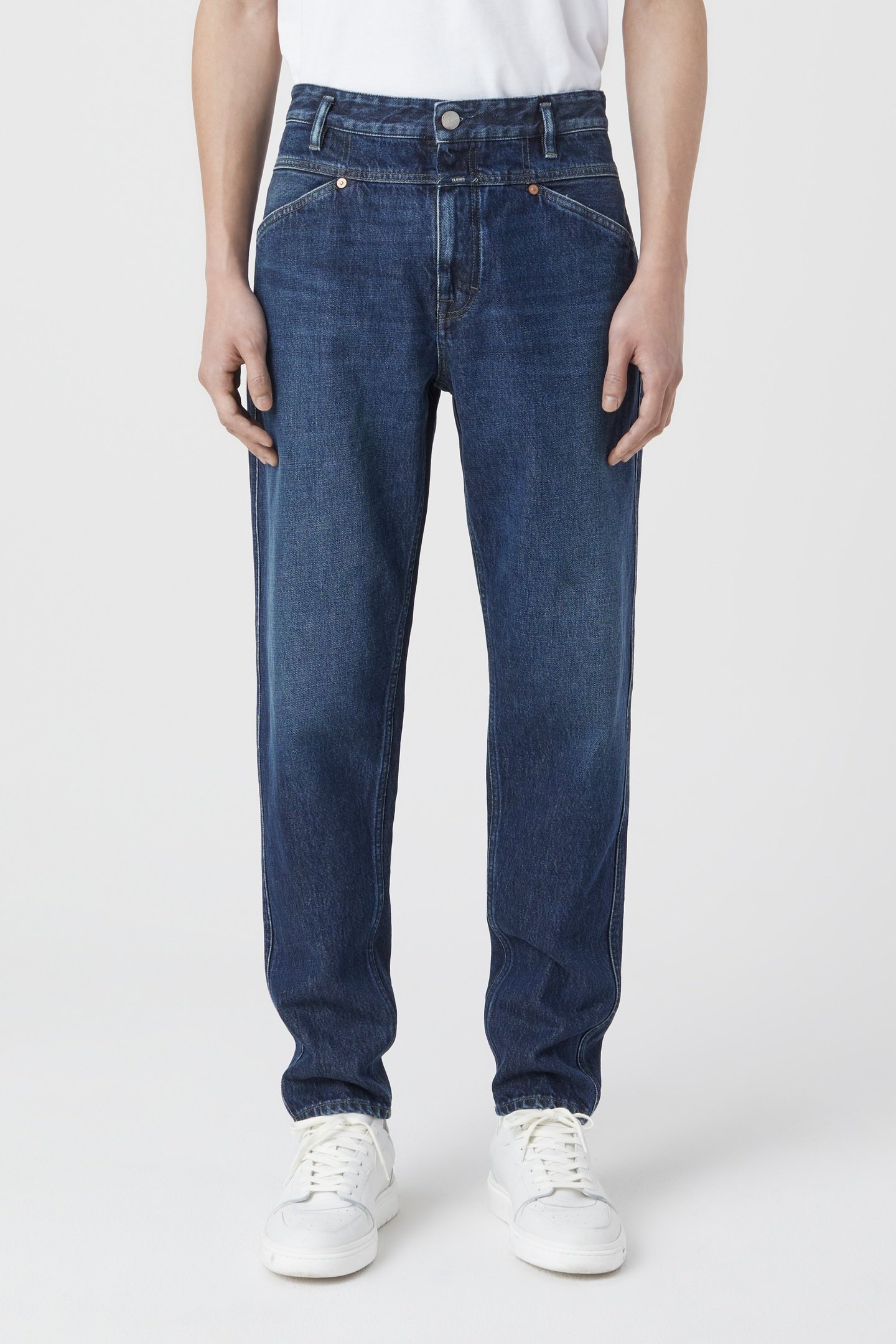 X-LENT TAPERED JEANS DARK BLUE 2