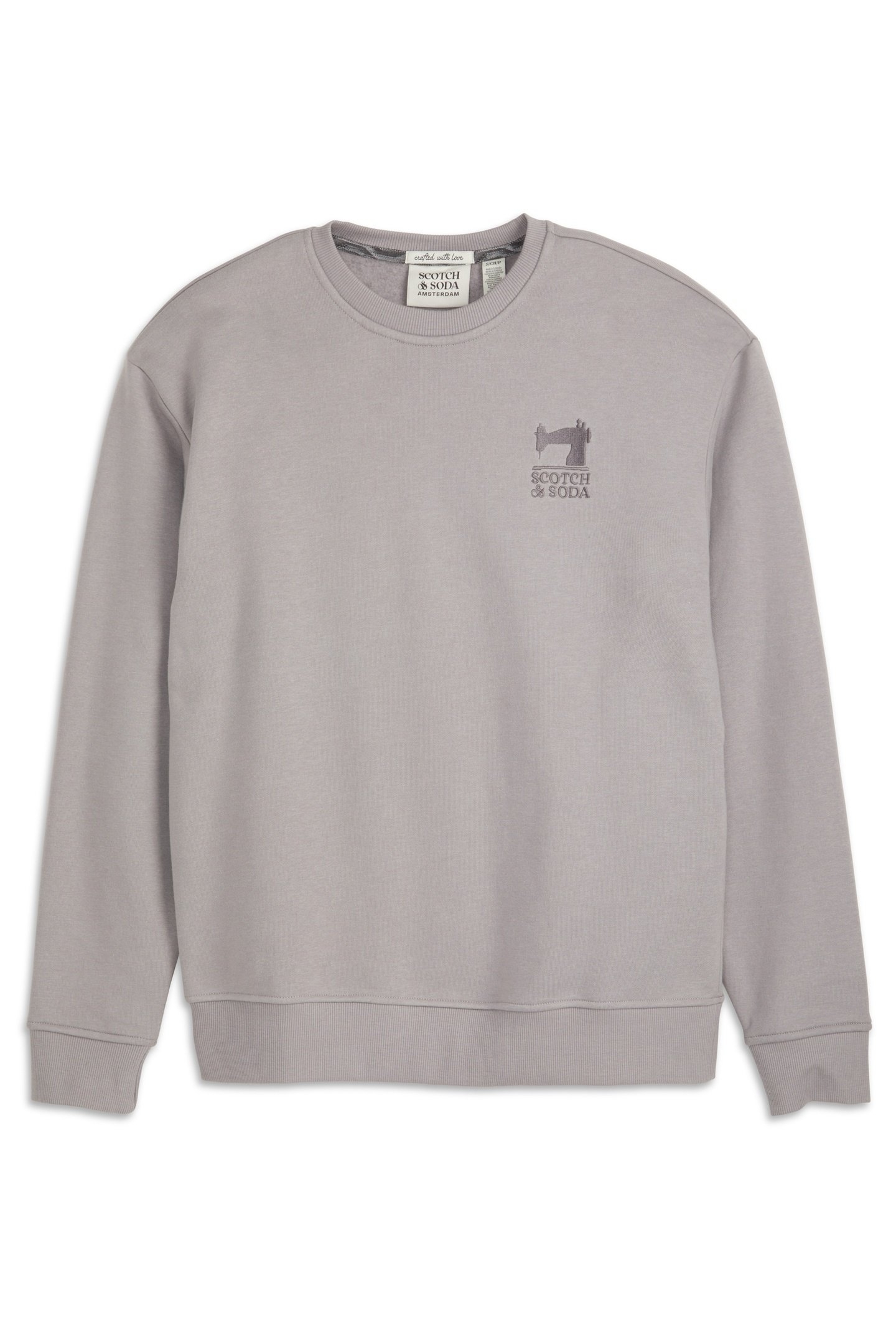 GRAPHIC CREW GREY/PURPLE 1