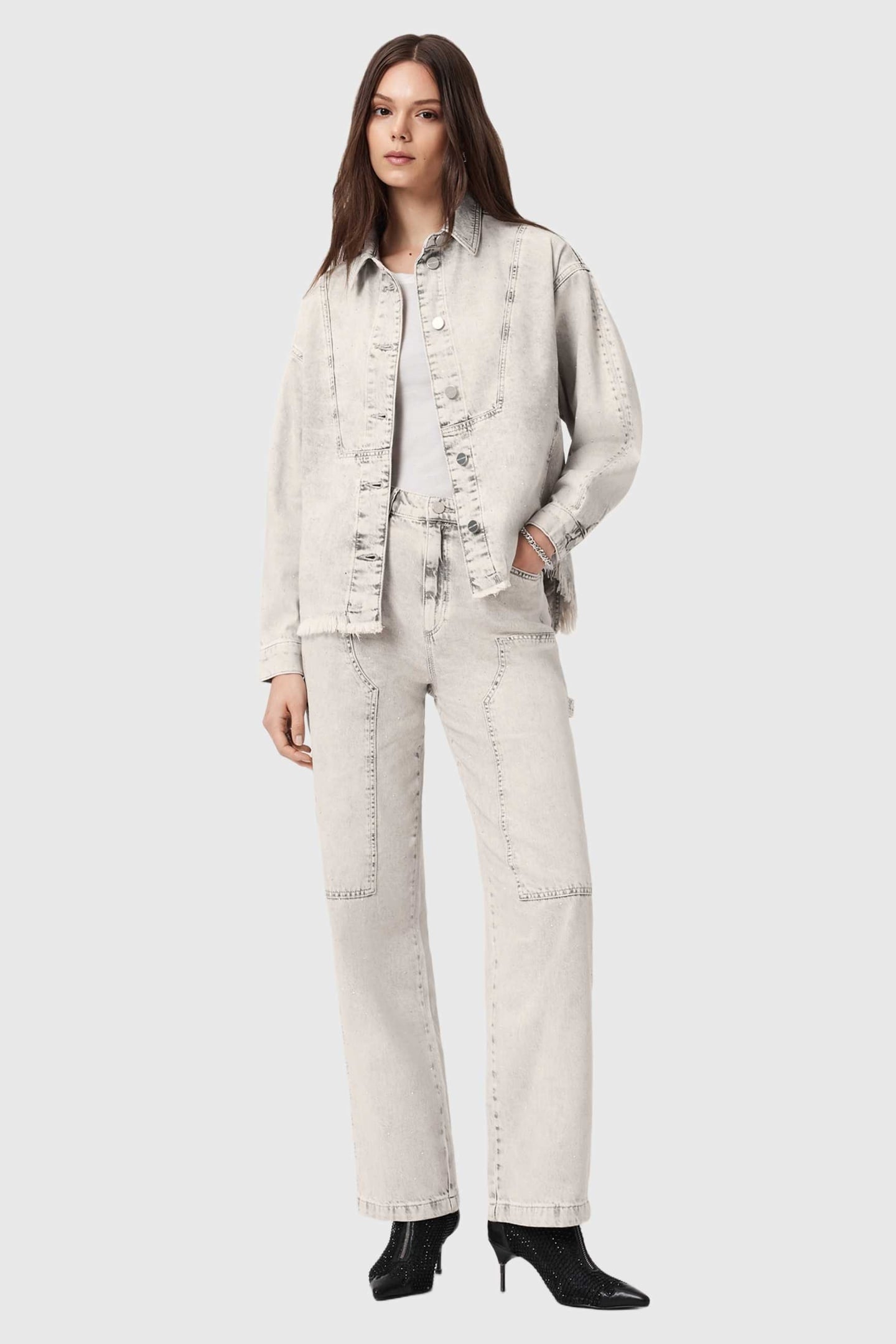 HETTIE XTAL SHACKET SNOW GREY 7