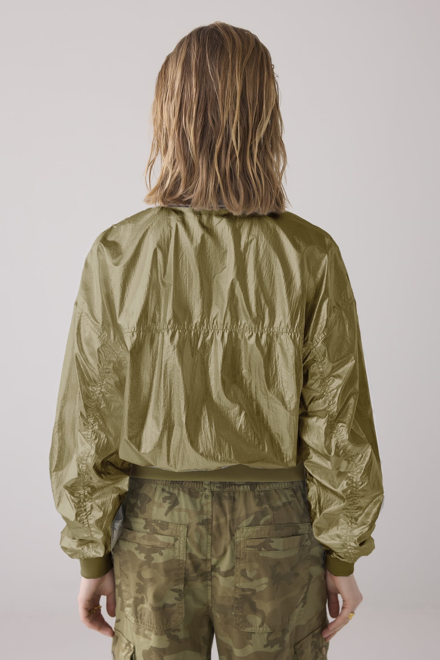 BOMBER METALLIC COMBAT GREEN 2