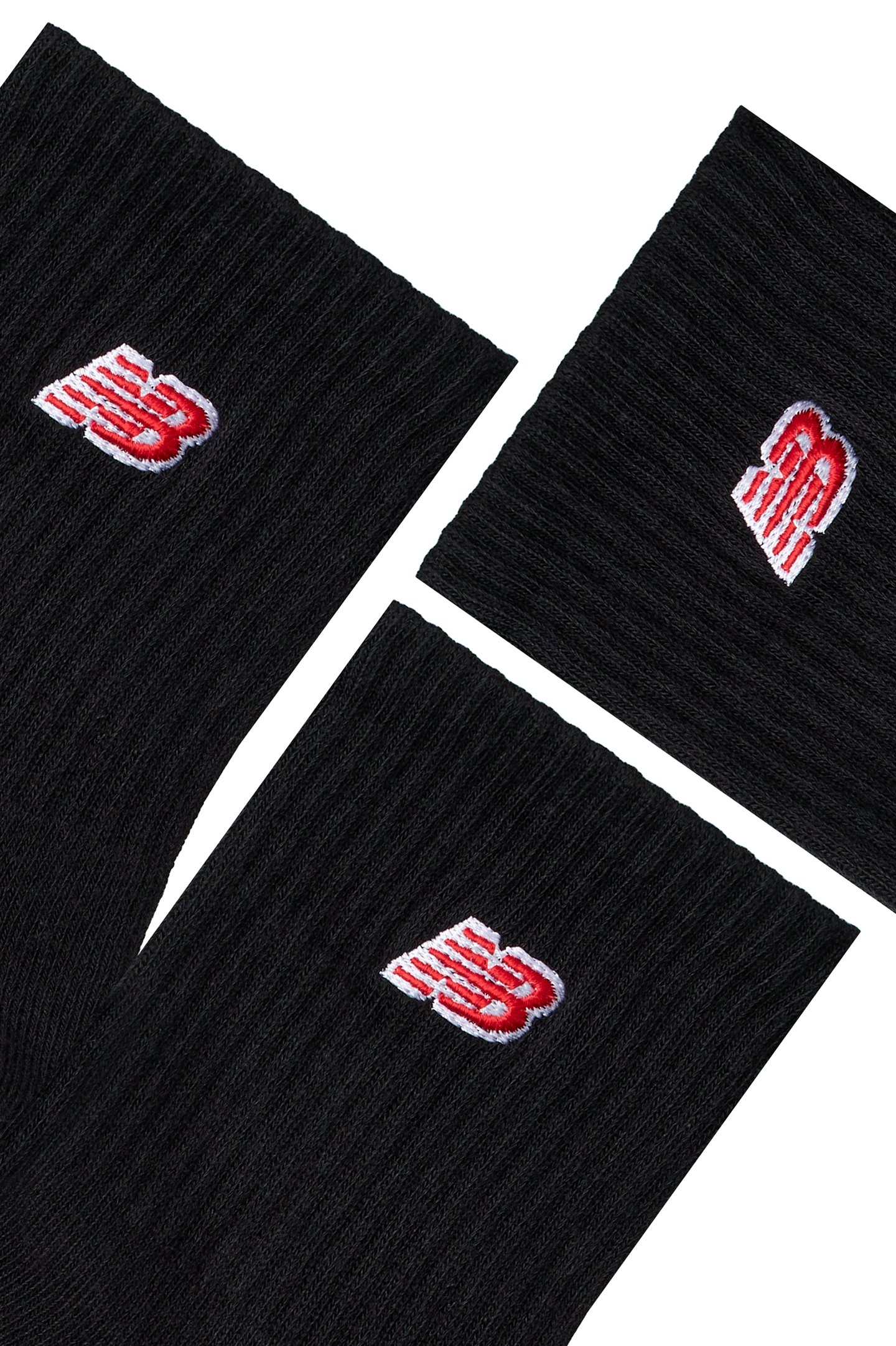 UNISEX PATCH LOGO ANKLE 3 PACK BLACK 3