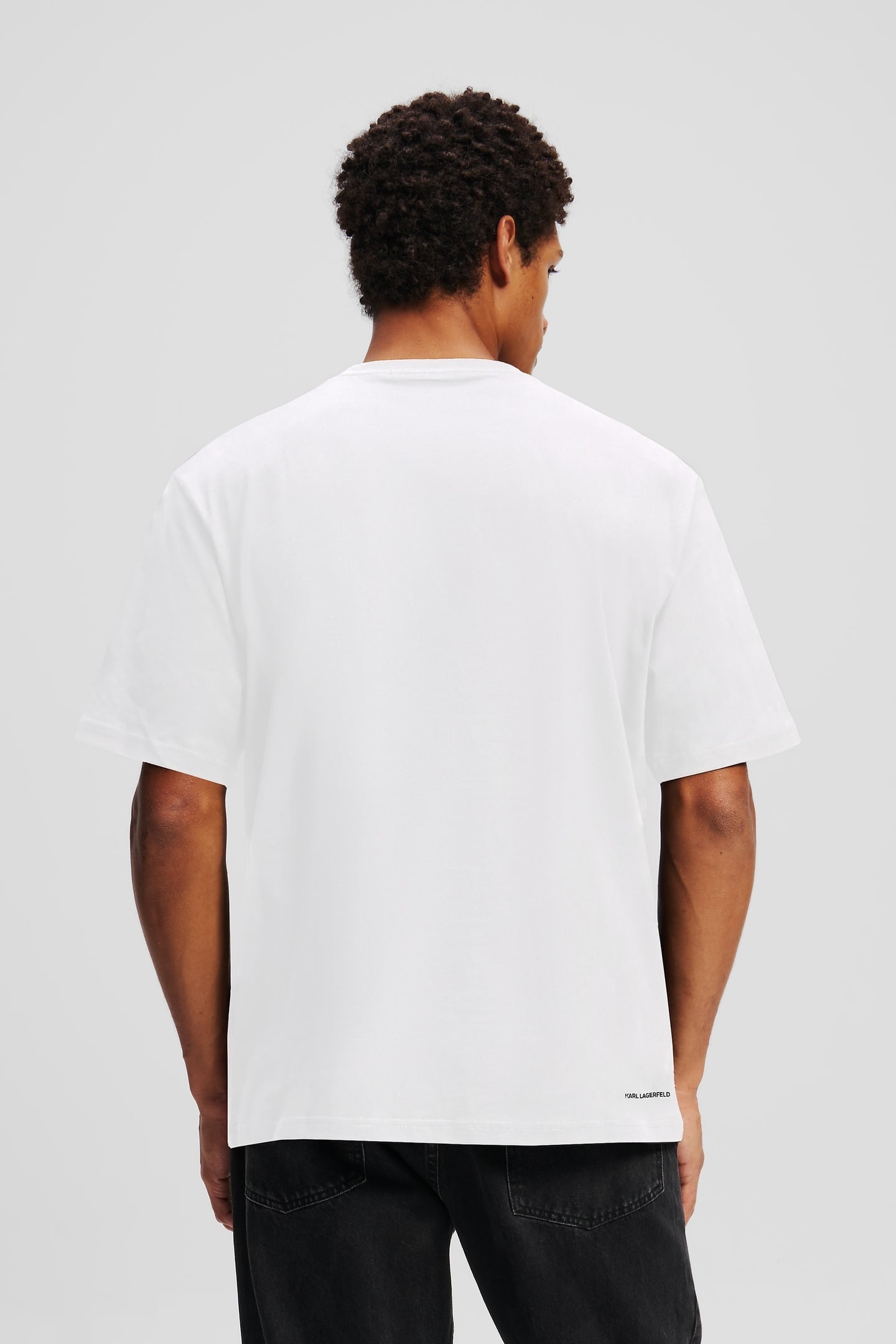 WHITE IKON OUTLINE POCKET T-SHIRT 4