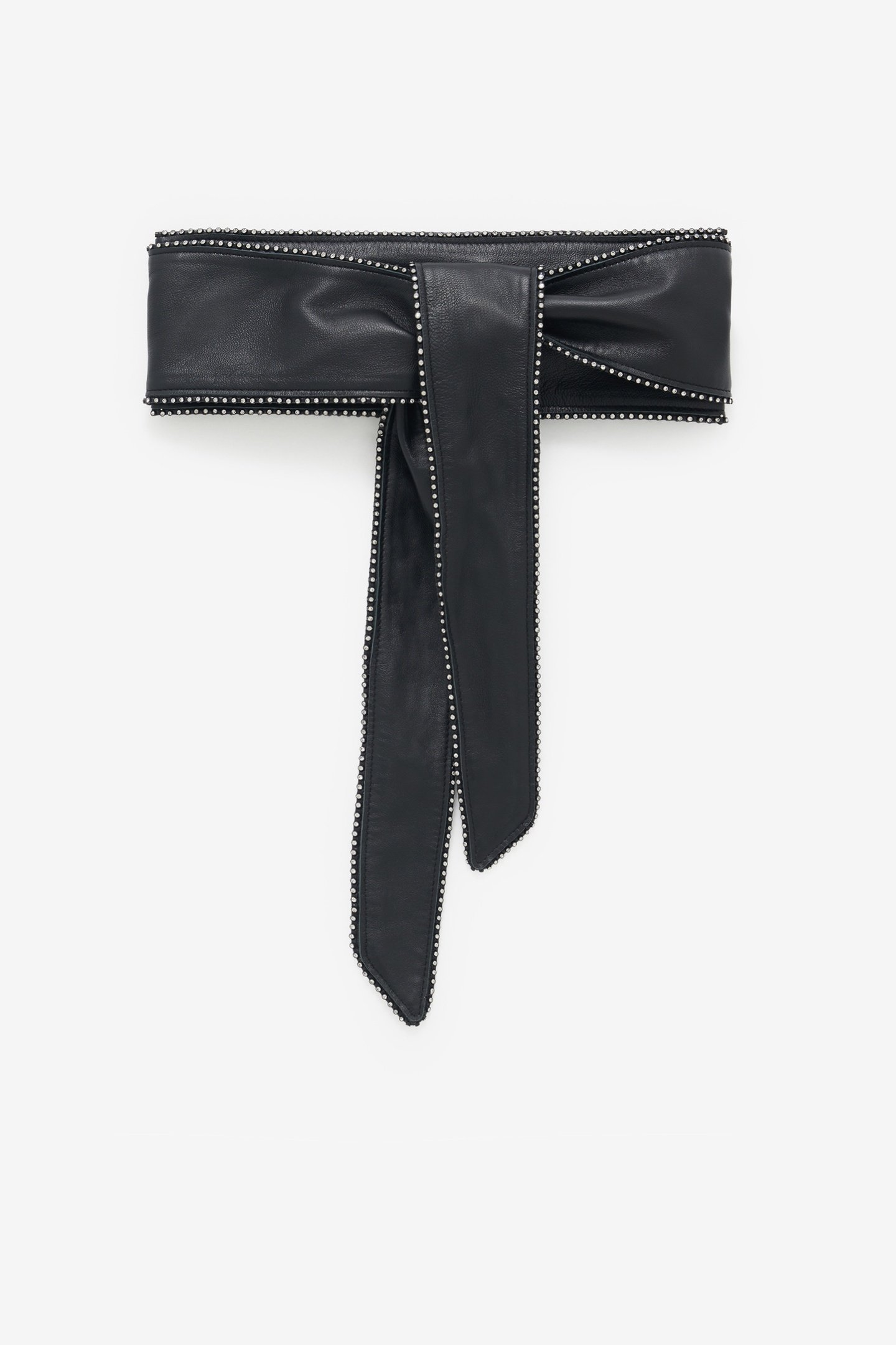 NERA CHAIN STRS OBI BELT BLACK / STRASS 1