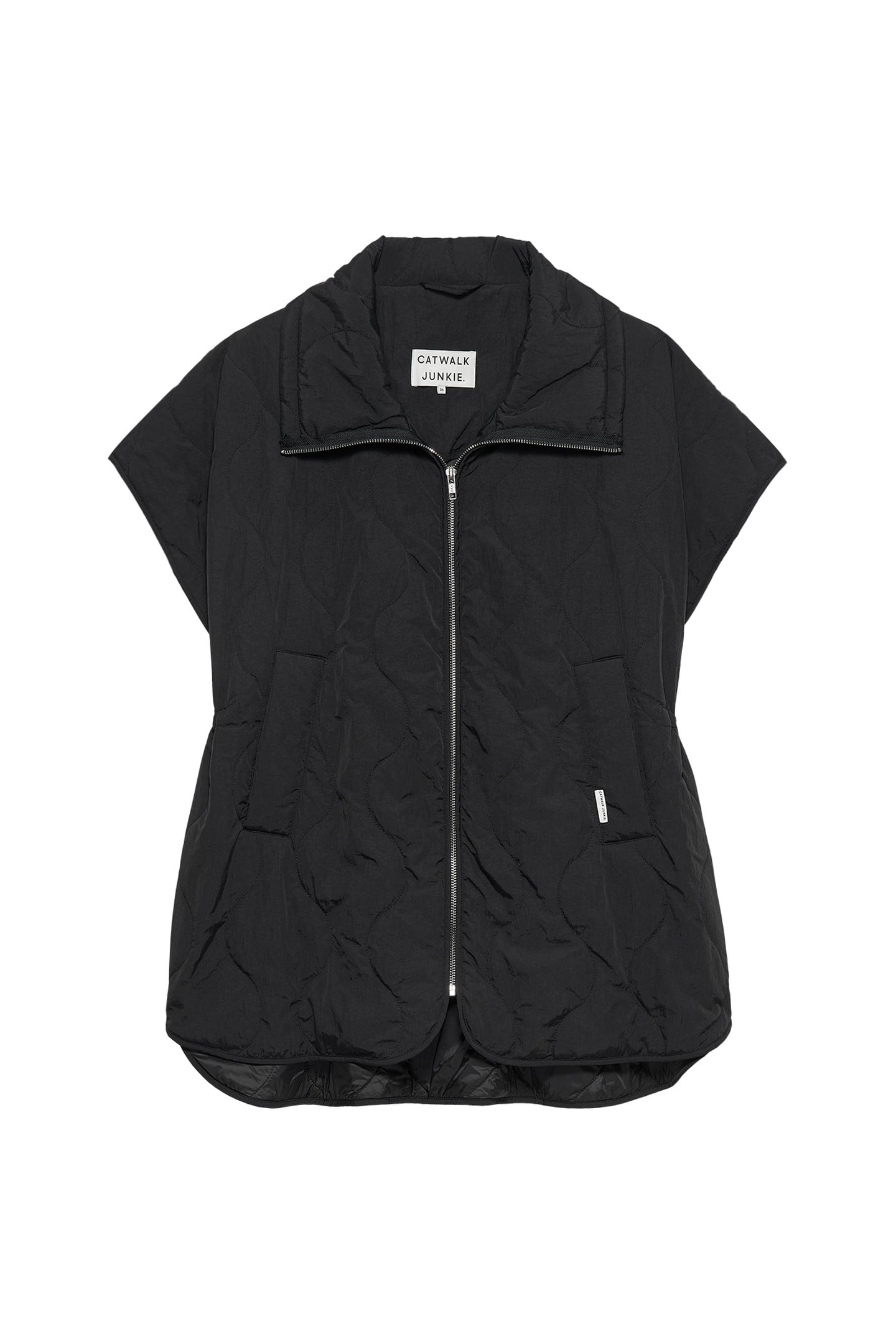 QUILTED BODYWARMER BLACK 4