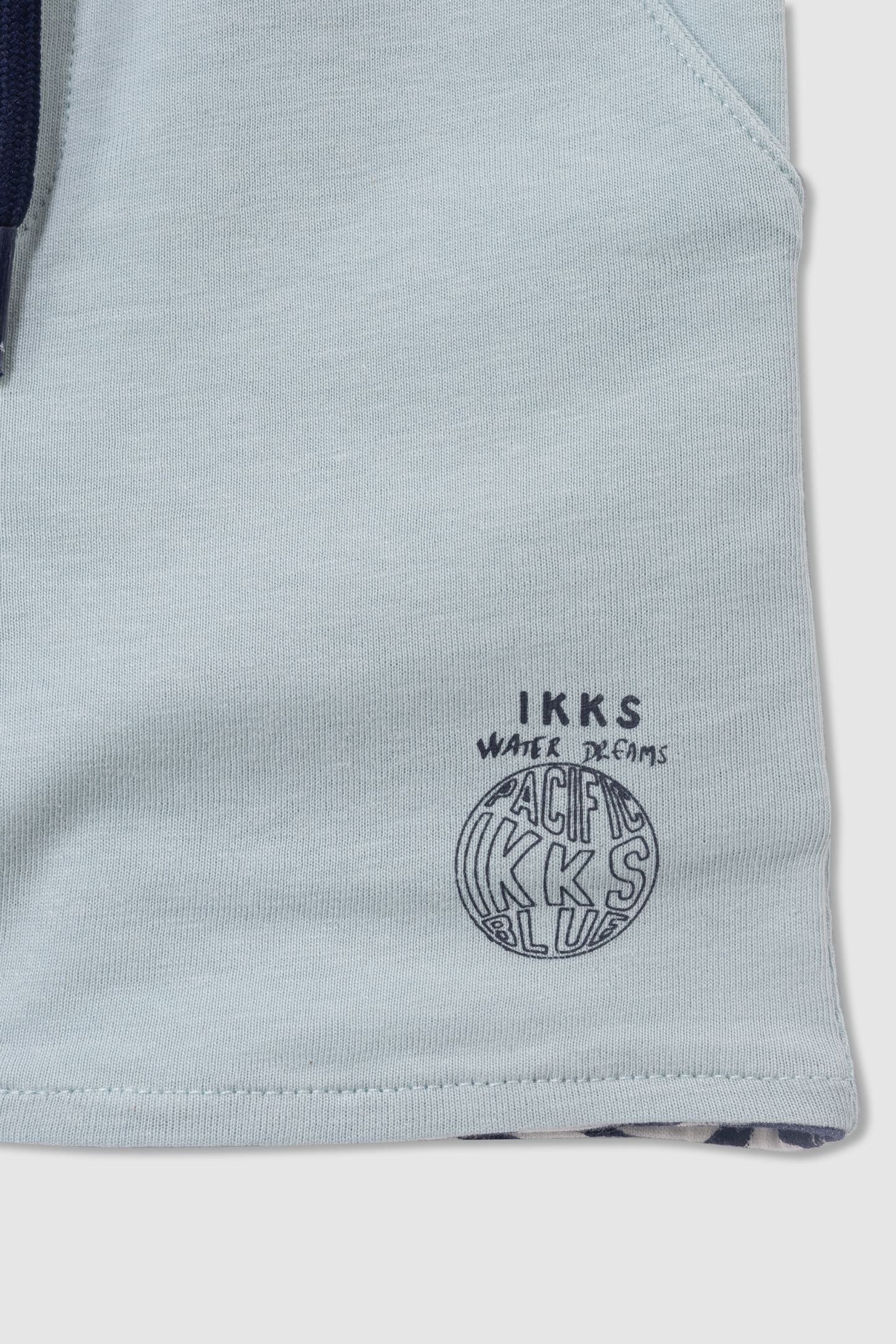 REVERSIBLE NAVY AND AQUA GREEN BERMUDA SHORTS 5