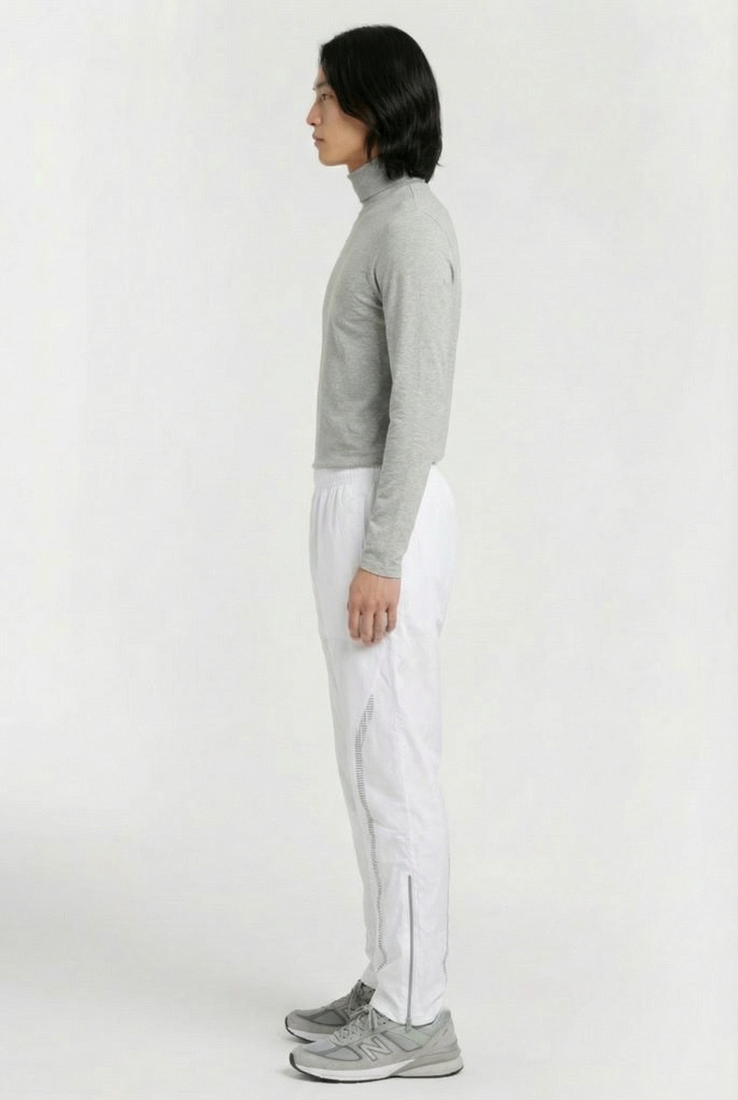UNISEX TL WARM UP PANT WHITE 6