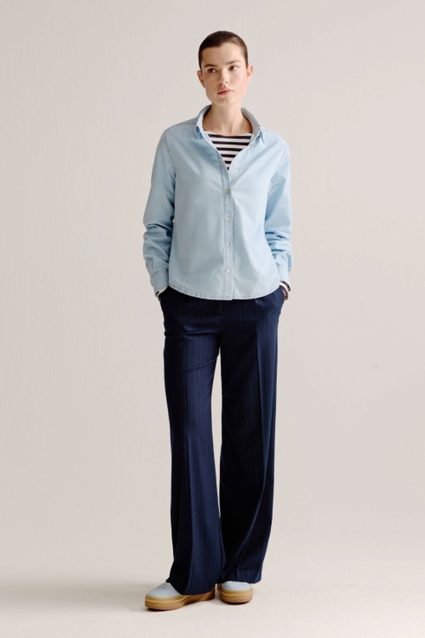 LINA BLOUSE LIGHT JEANS 2