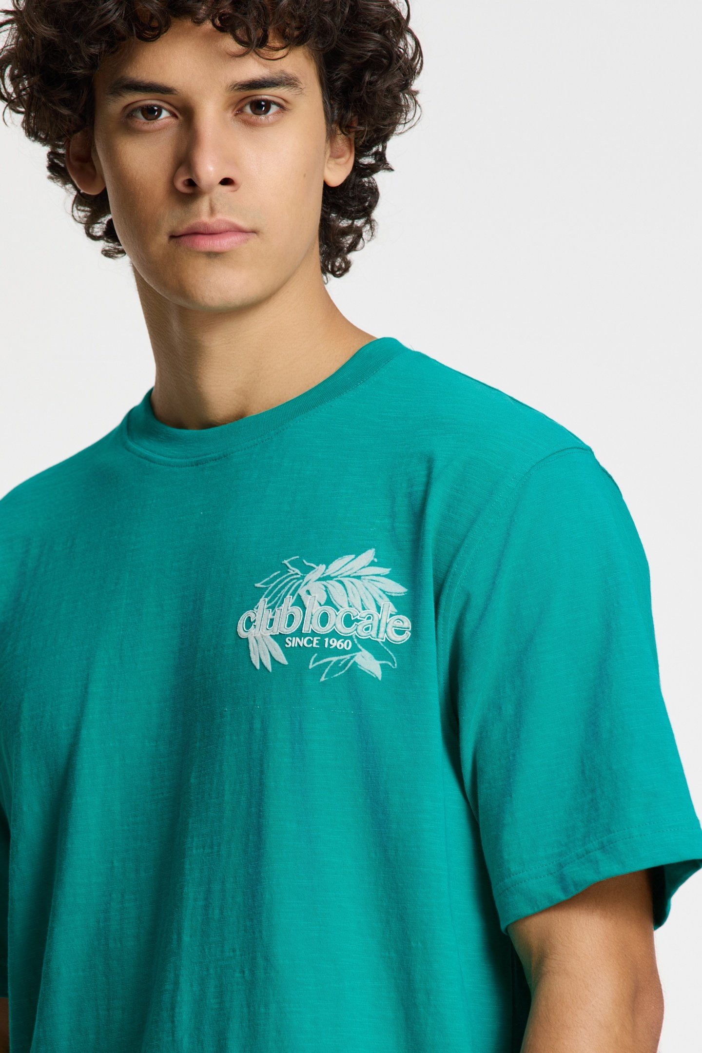 FINN RELAXED T-SHIRT CLUB LOCALE BLUE LAGOON 7