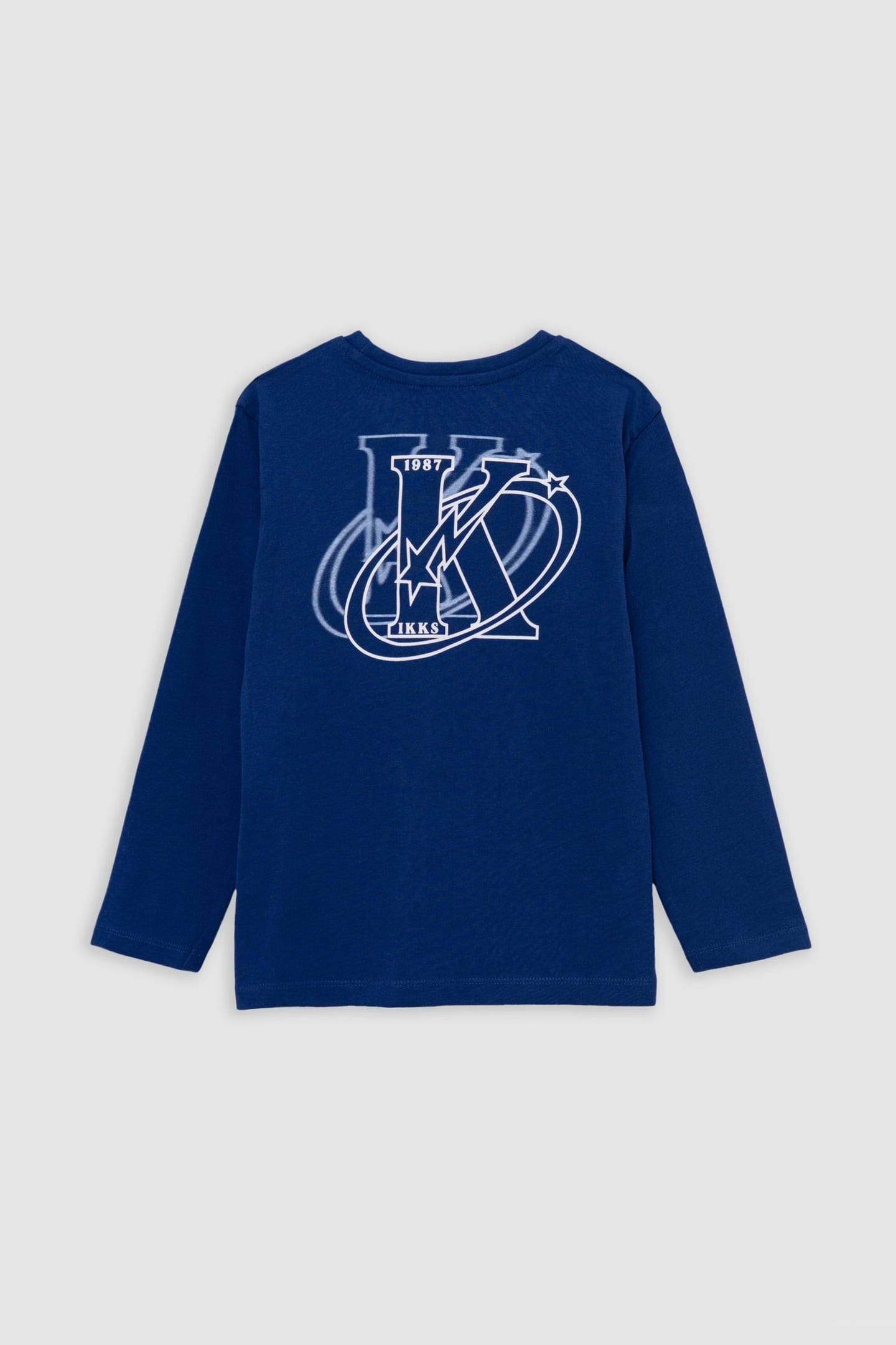 BOY'S BLUE ORGANIC COTTON T-SHIRT, K-COMET LOGO ON BACK 3