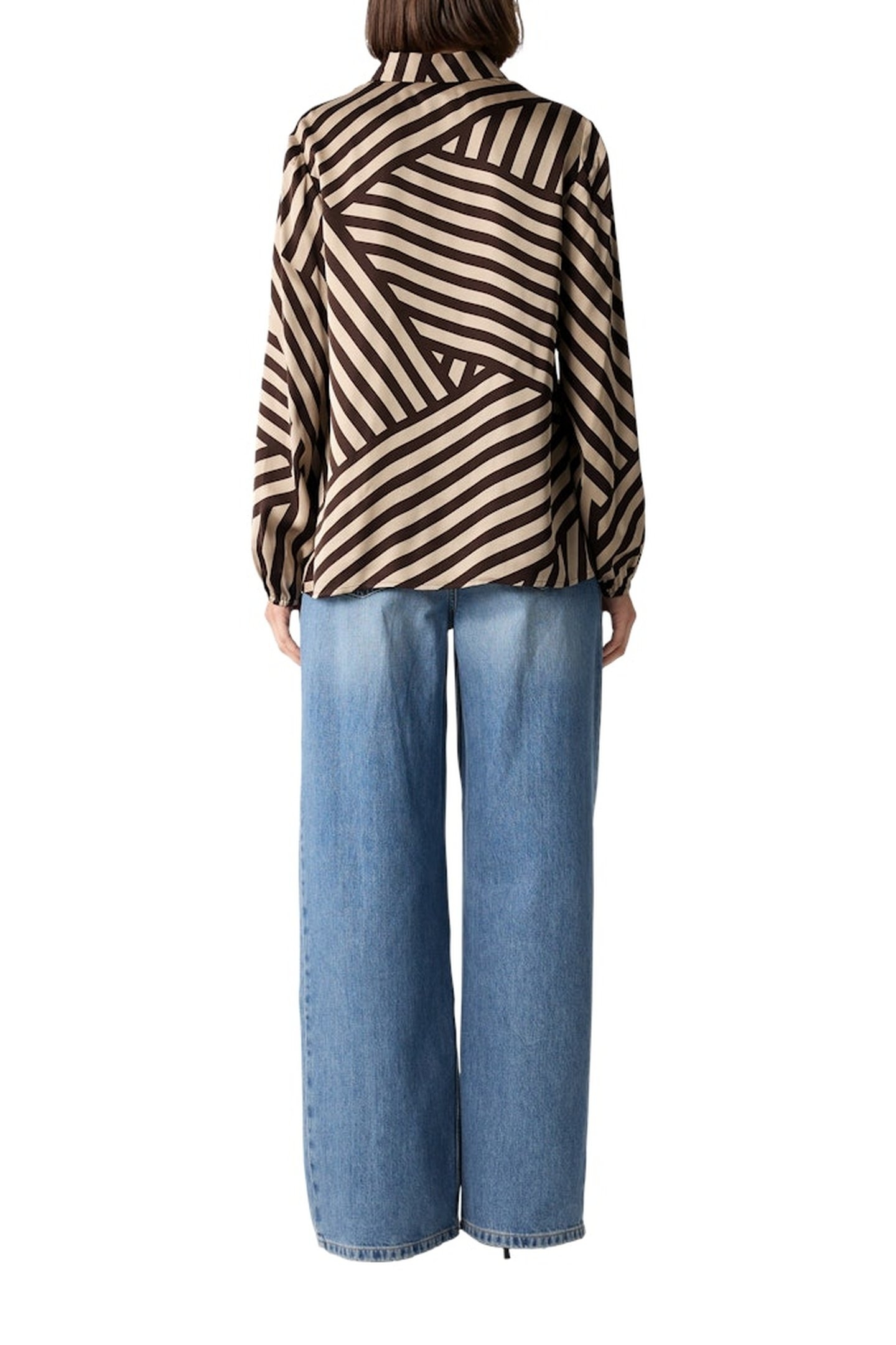 COMMA BLOUSES BROWN-DARK 3