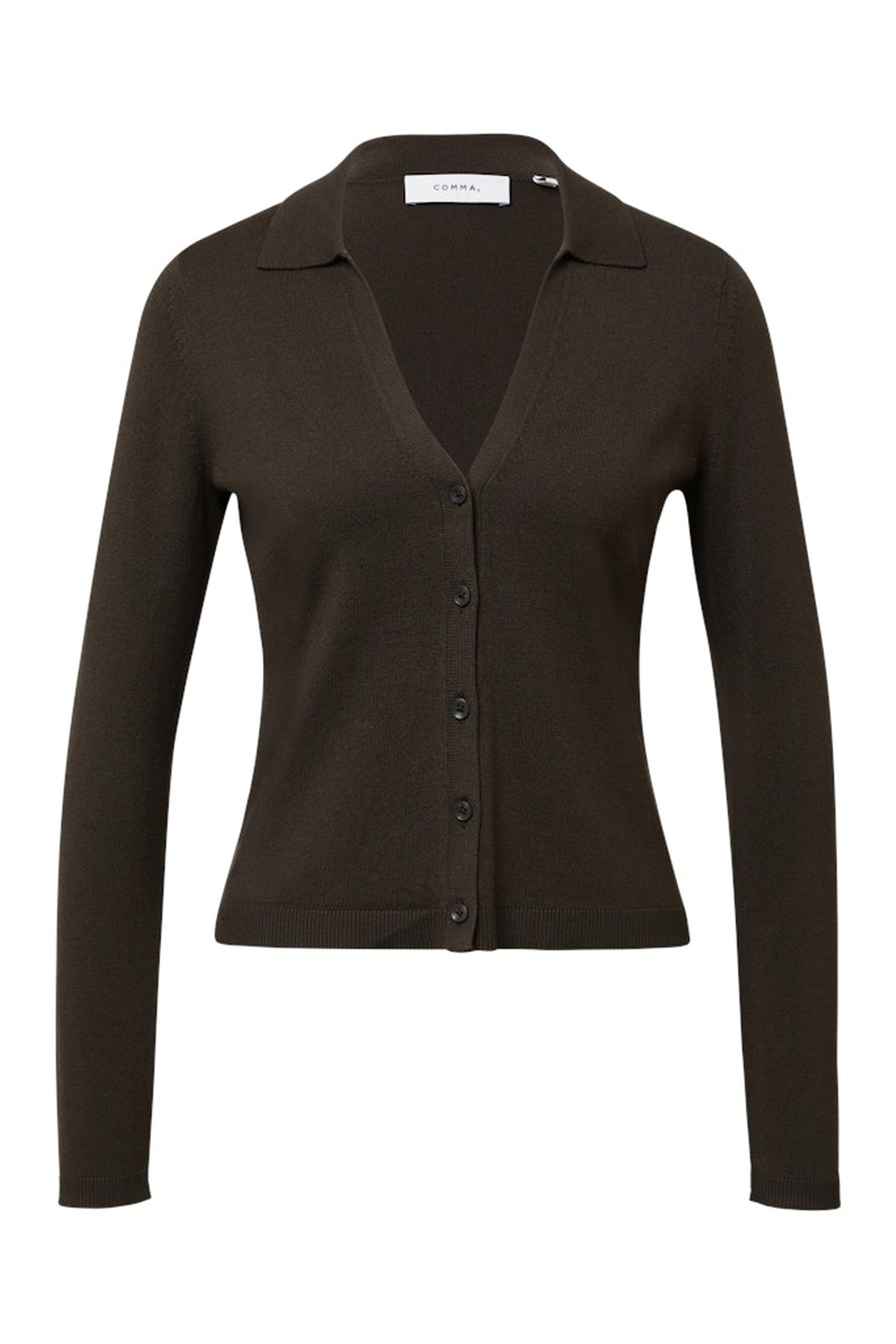 COMMA CARDIGAN BROWN-DARK 4