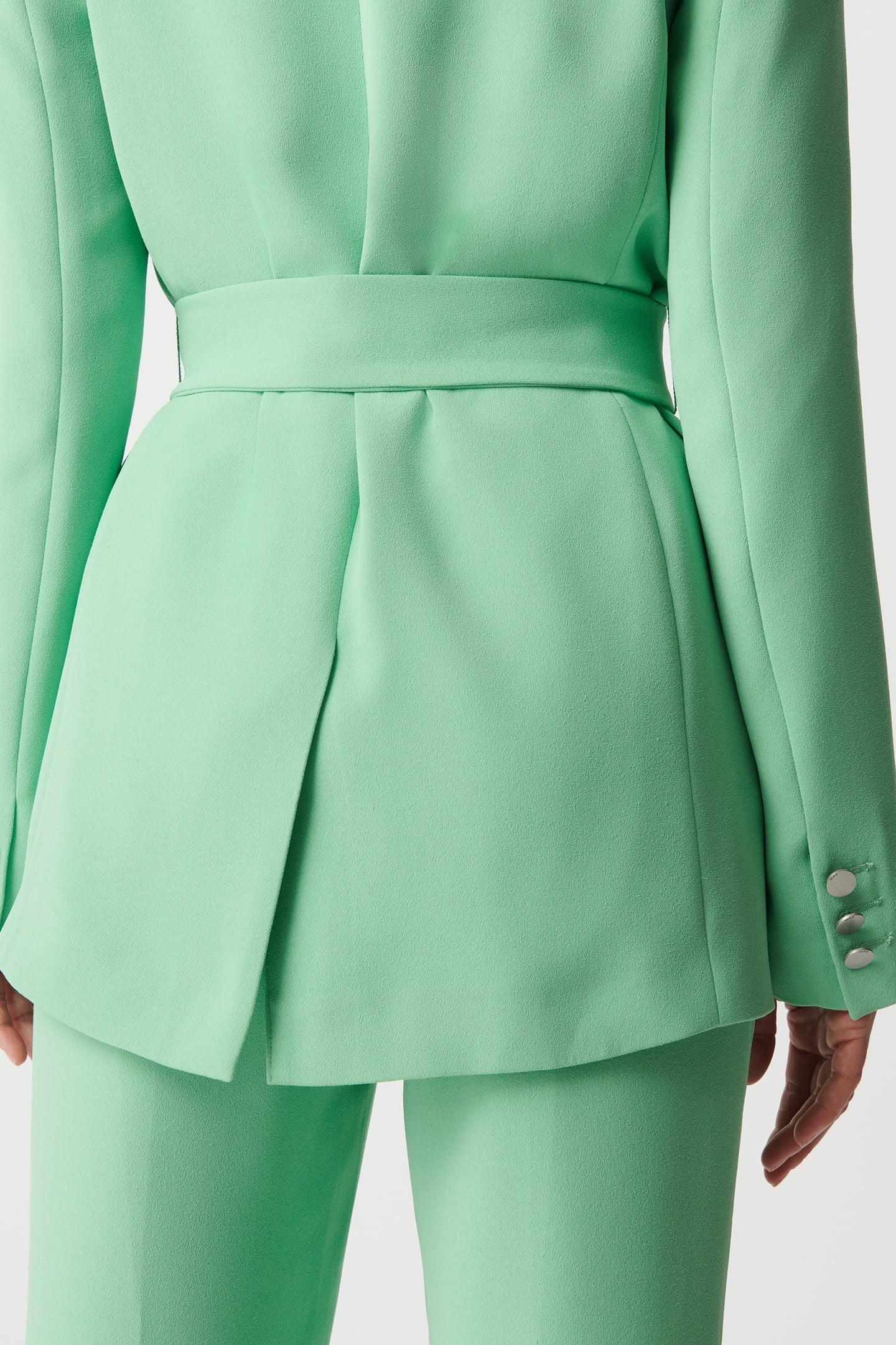 GREEN RECYCLED POLYESTER SUIT JACKET 4