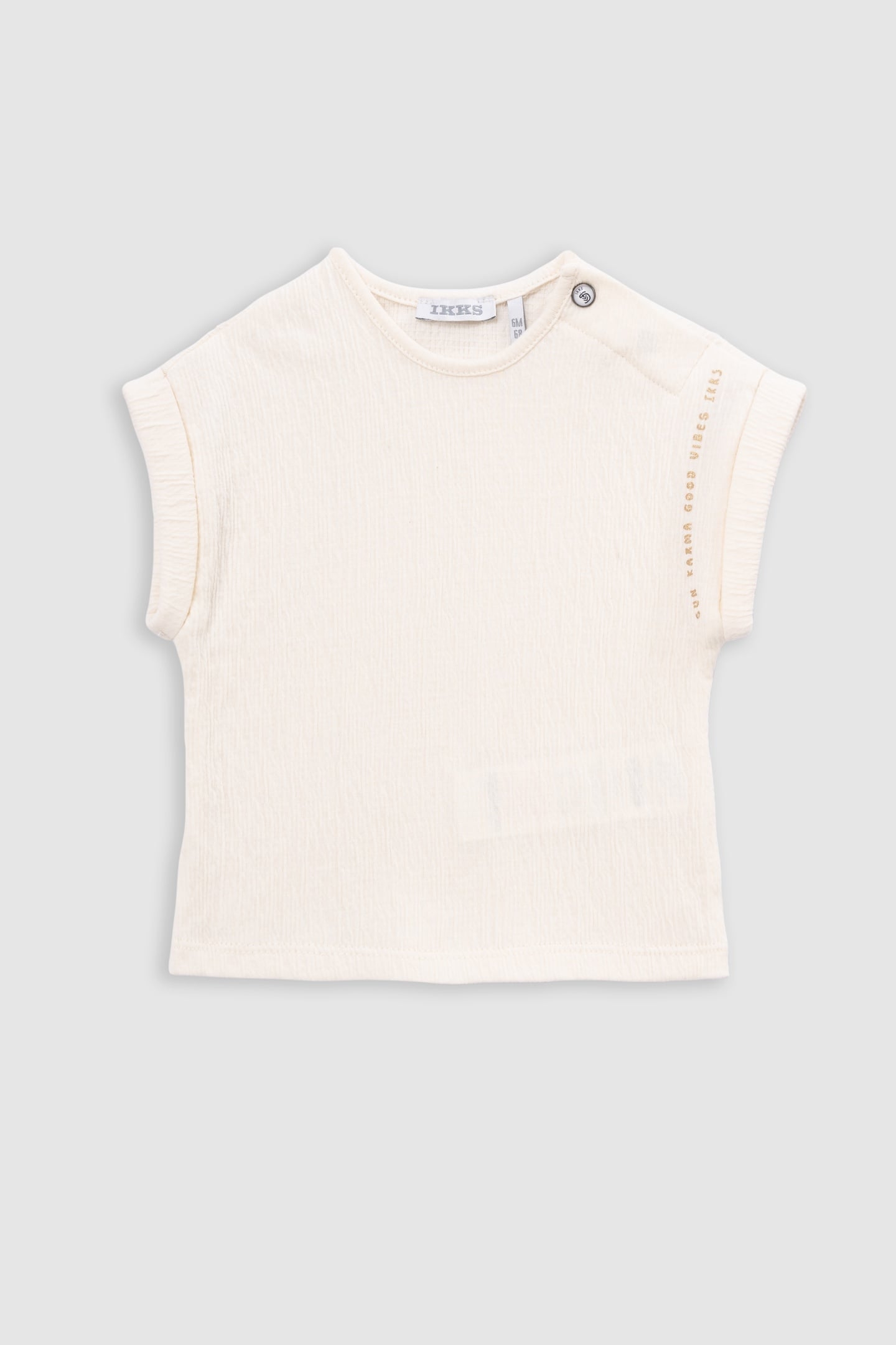 PINK DRESS-SALOPETTE AND ECRU T-SHIRT SET 5