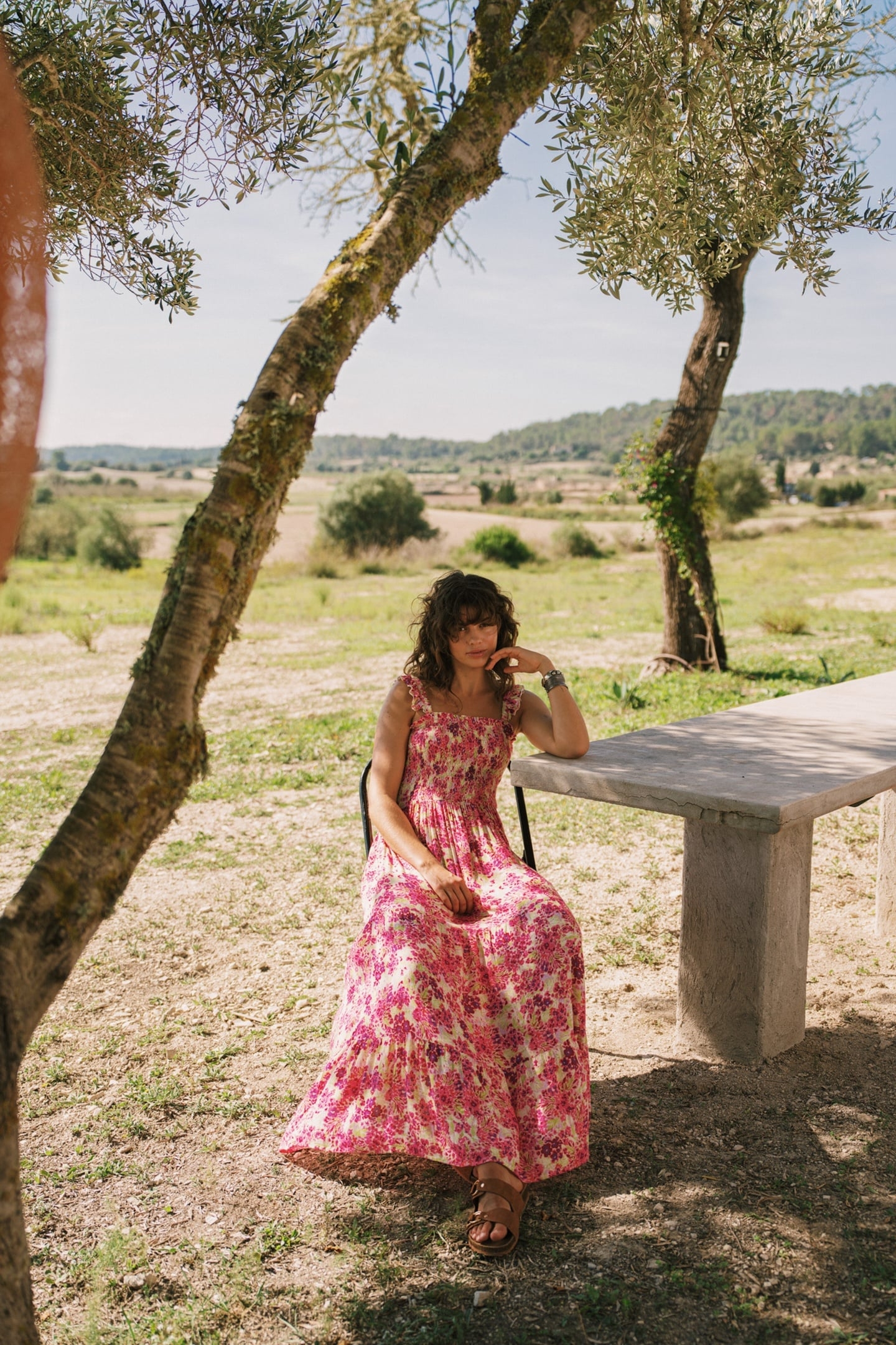SEYCHELLES DRESS FLOWER FIELDS PINK FLOWER FIELDS 8