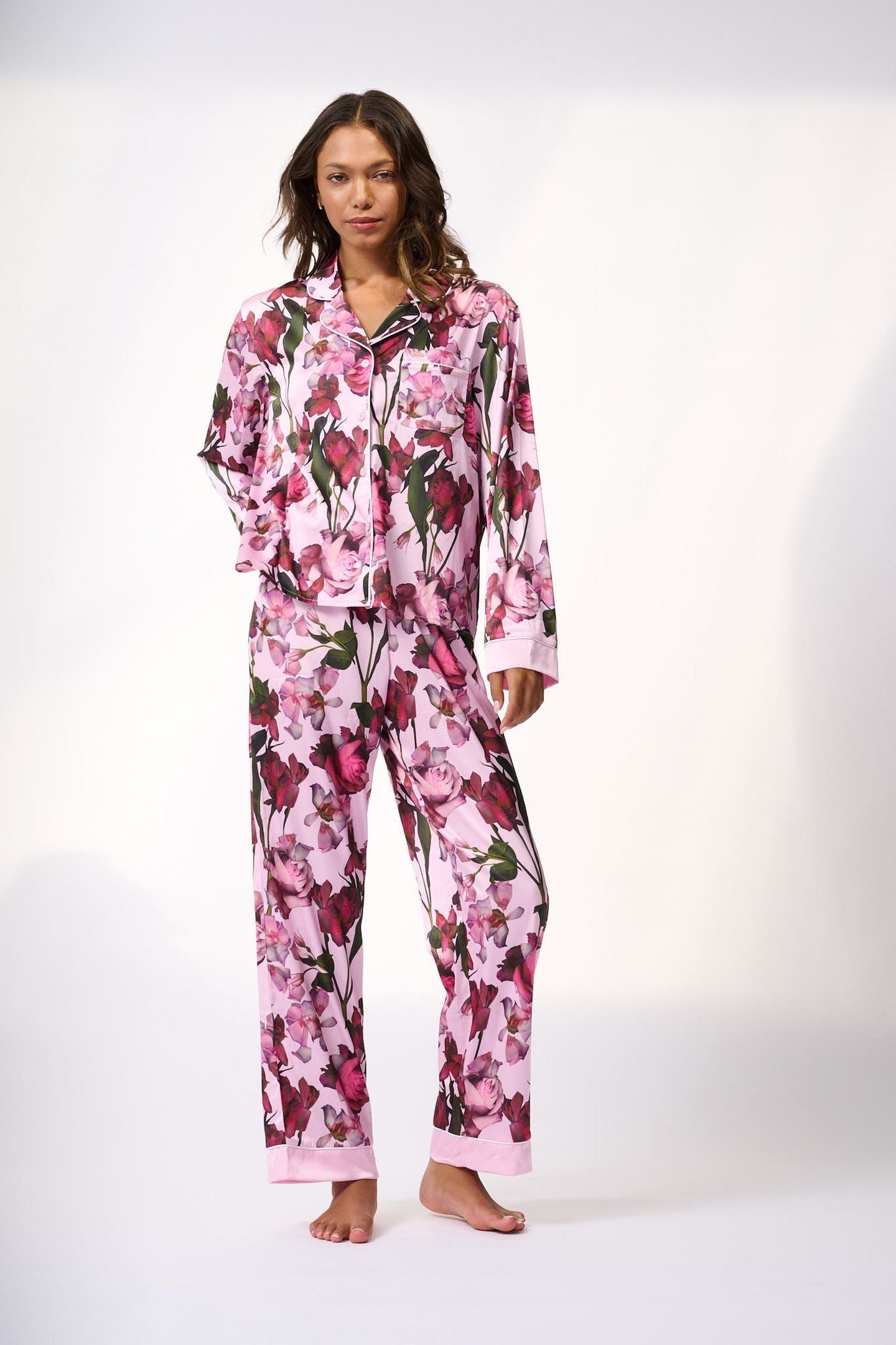 ISLA TRADITIONAL PJ PINK DIGITAL PRINT 1