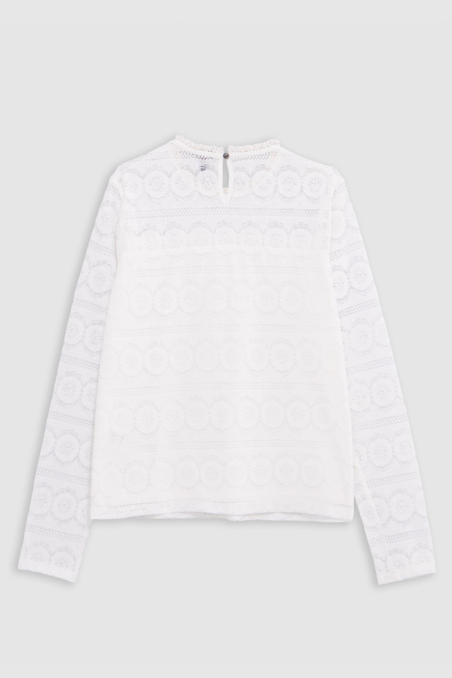 GIRL'S ECRU LACE BLOUSE 2