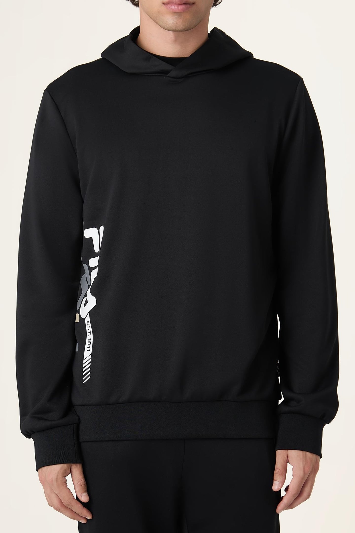 MANTA REGULAR GRAPHIC HOODIE BLACK 1