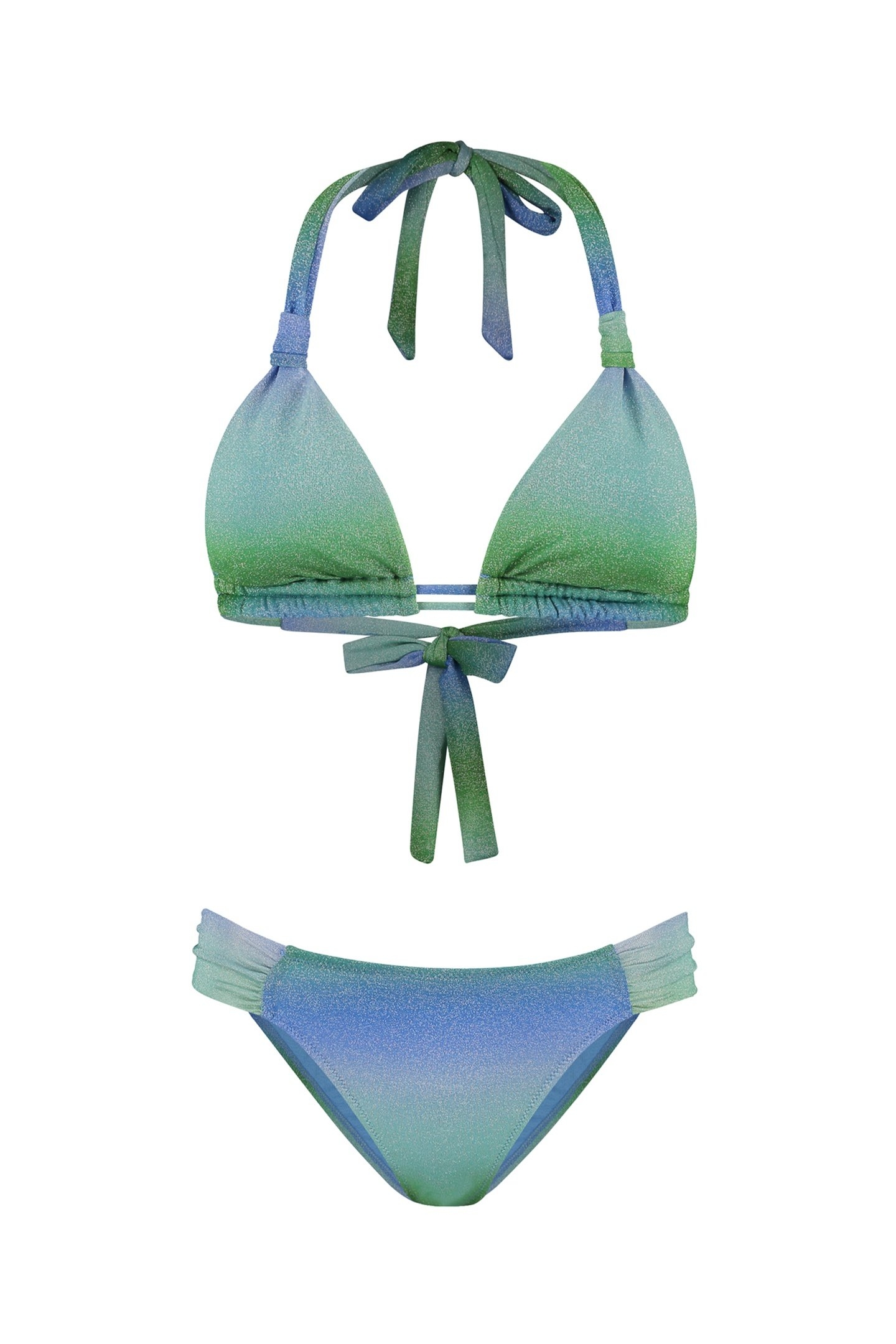 BIBI BIKINI SET OMBRE GLITTER GREEN OMBRE GLITTER 7