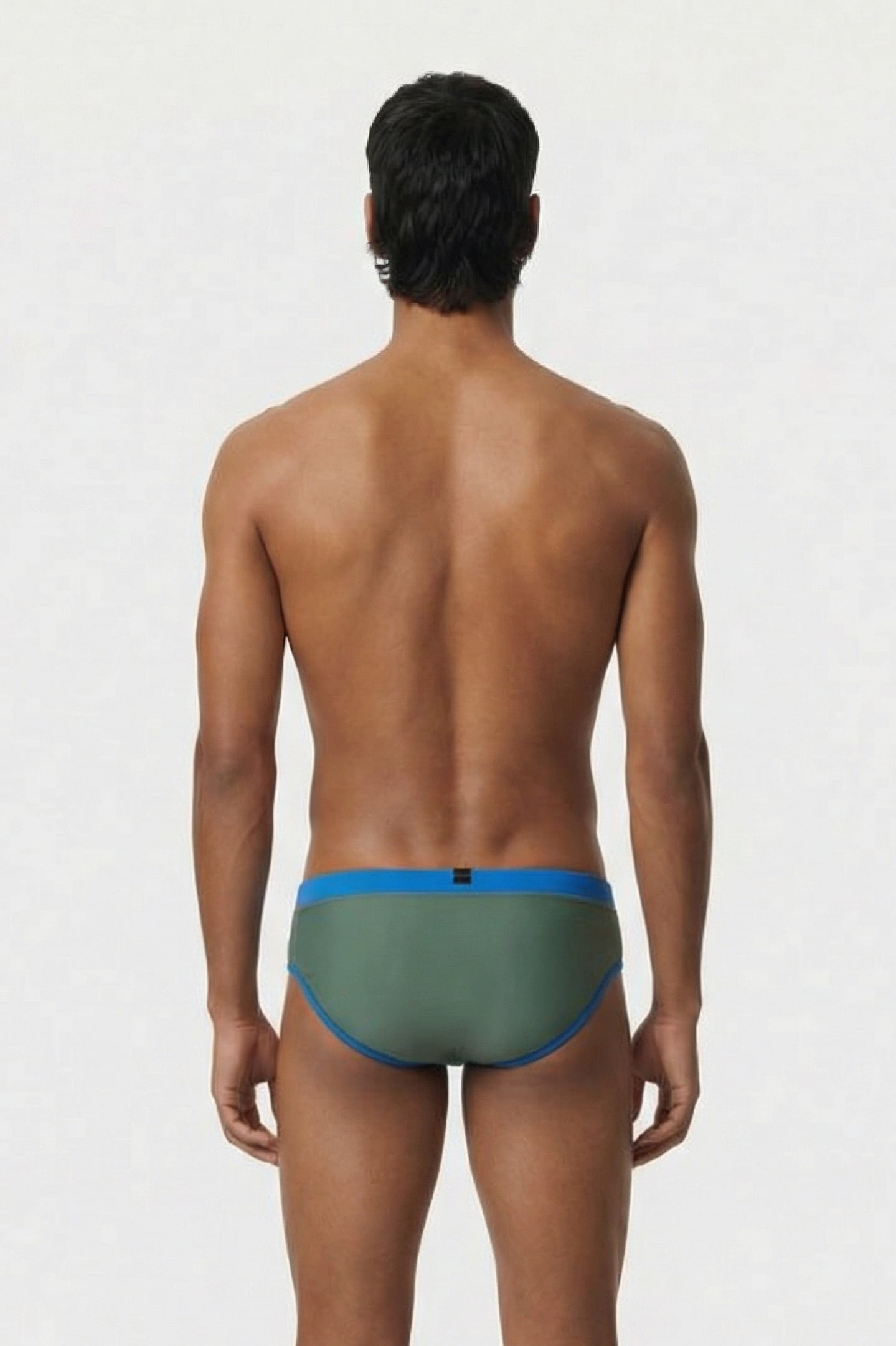 MEN'S ARENA CLASSIC SWIM BRIEF SAGE-BLUE COSMO 2