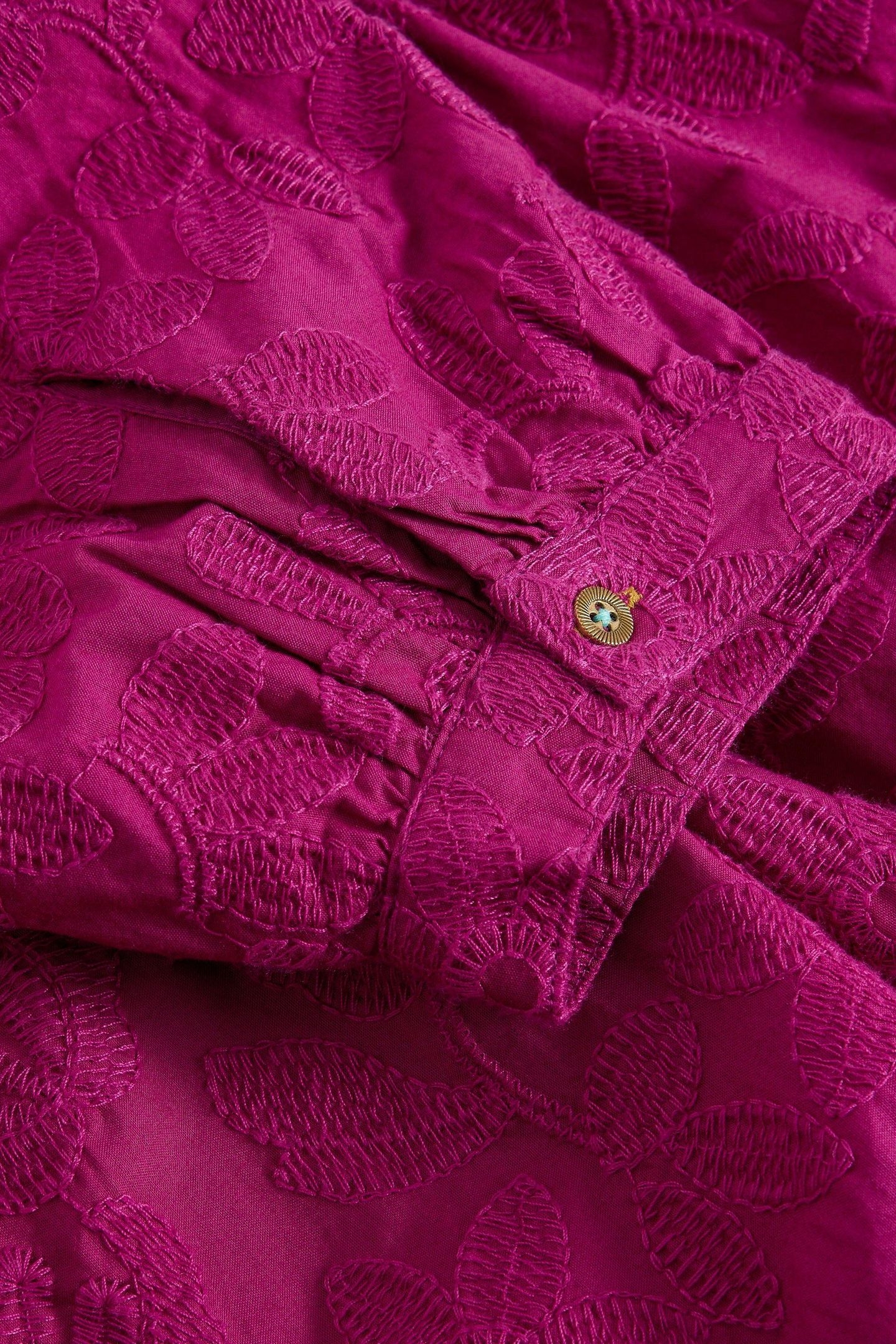 LUCY EMBROIDERED DRESS MID PINK 5