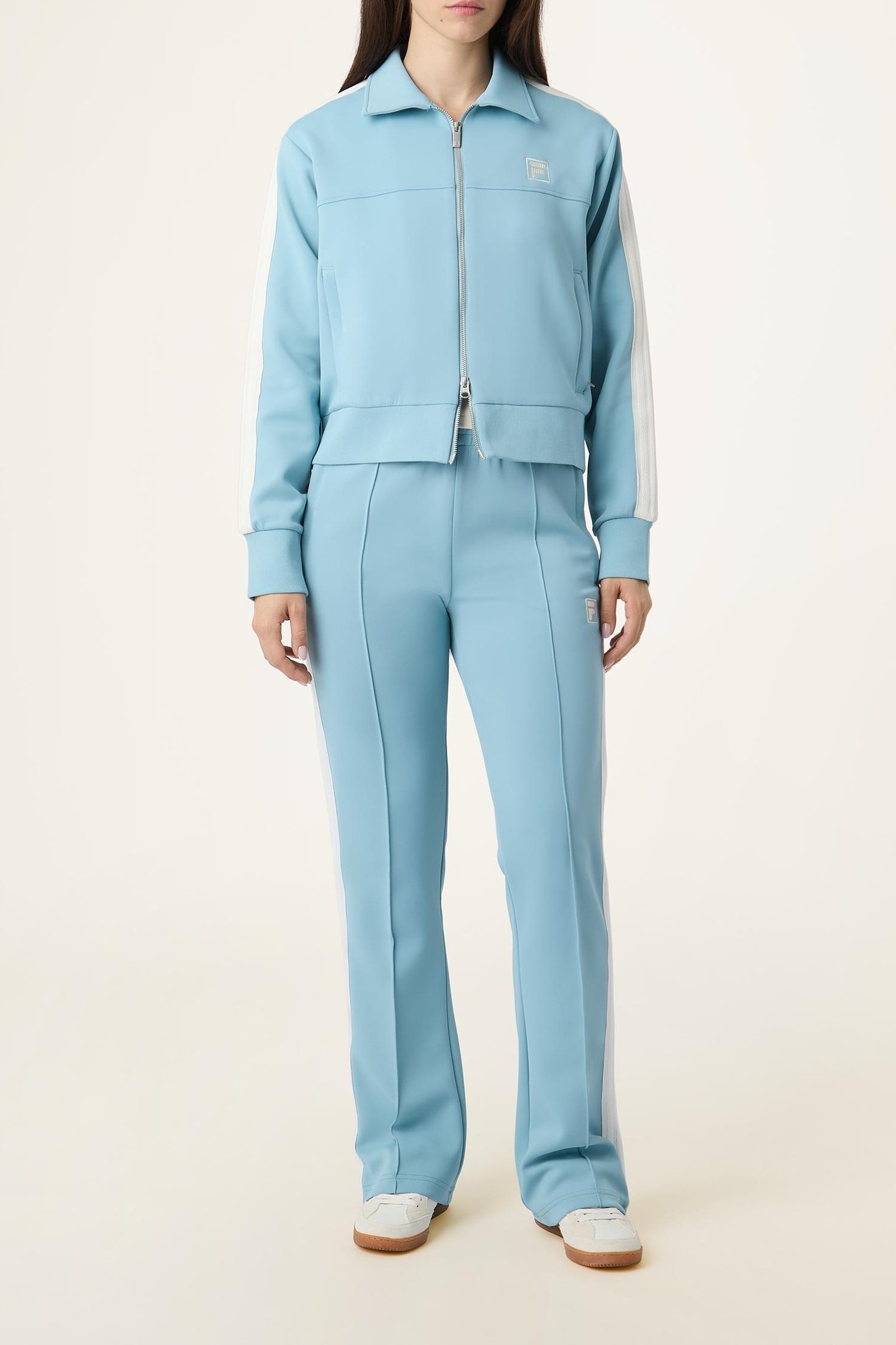 COMO BOXY TAPED TRACK JACKET TOURMALINE 2