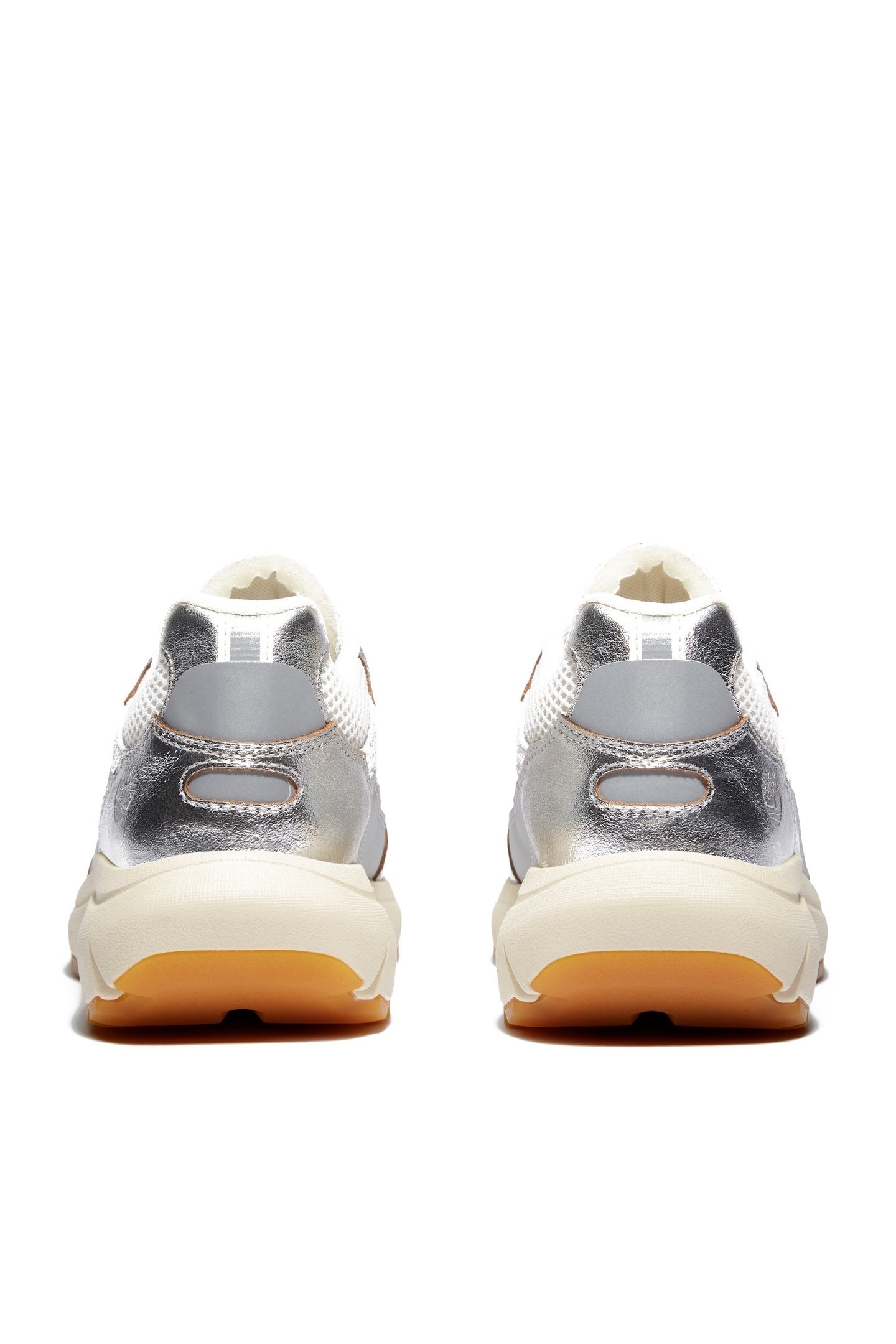 HAZEL LANE LOW LACE UP SNEAKER NATURAL MESH SILVER 4