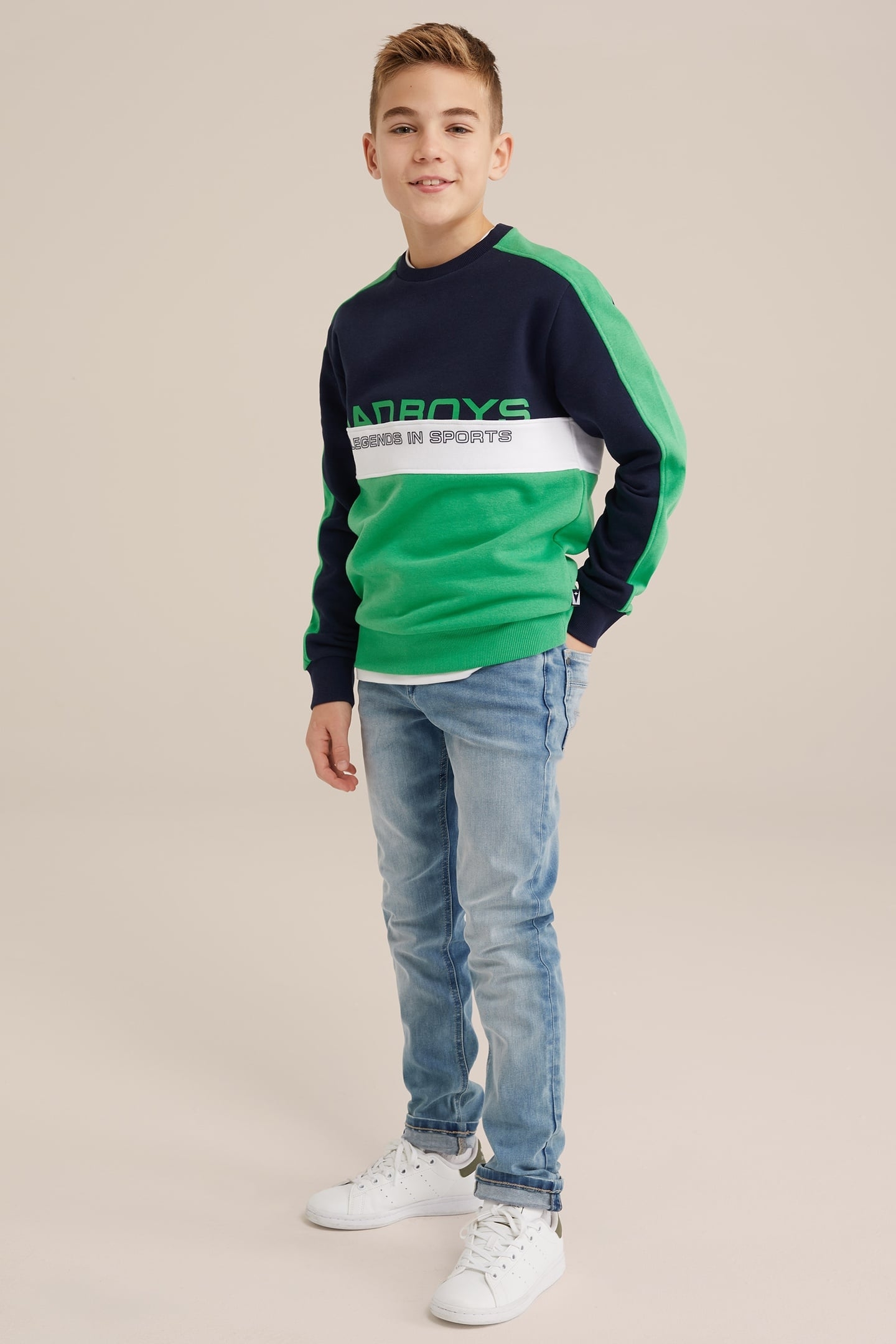 5-POCKET MID WAIST LIGHT BLUE 1